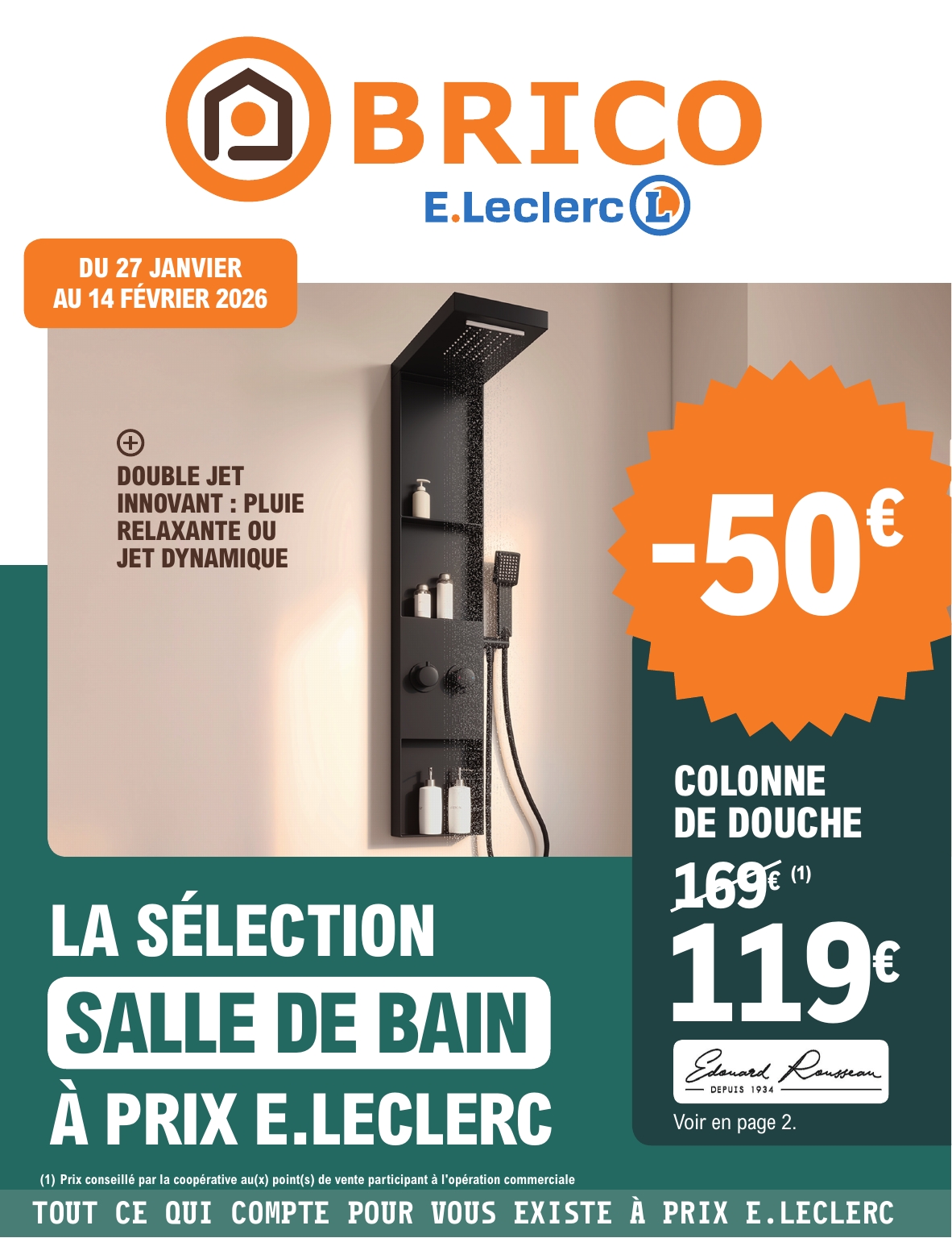 Catalogue E.Leclerc - Brico valable du 27/01 au 14/02