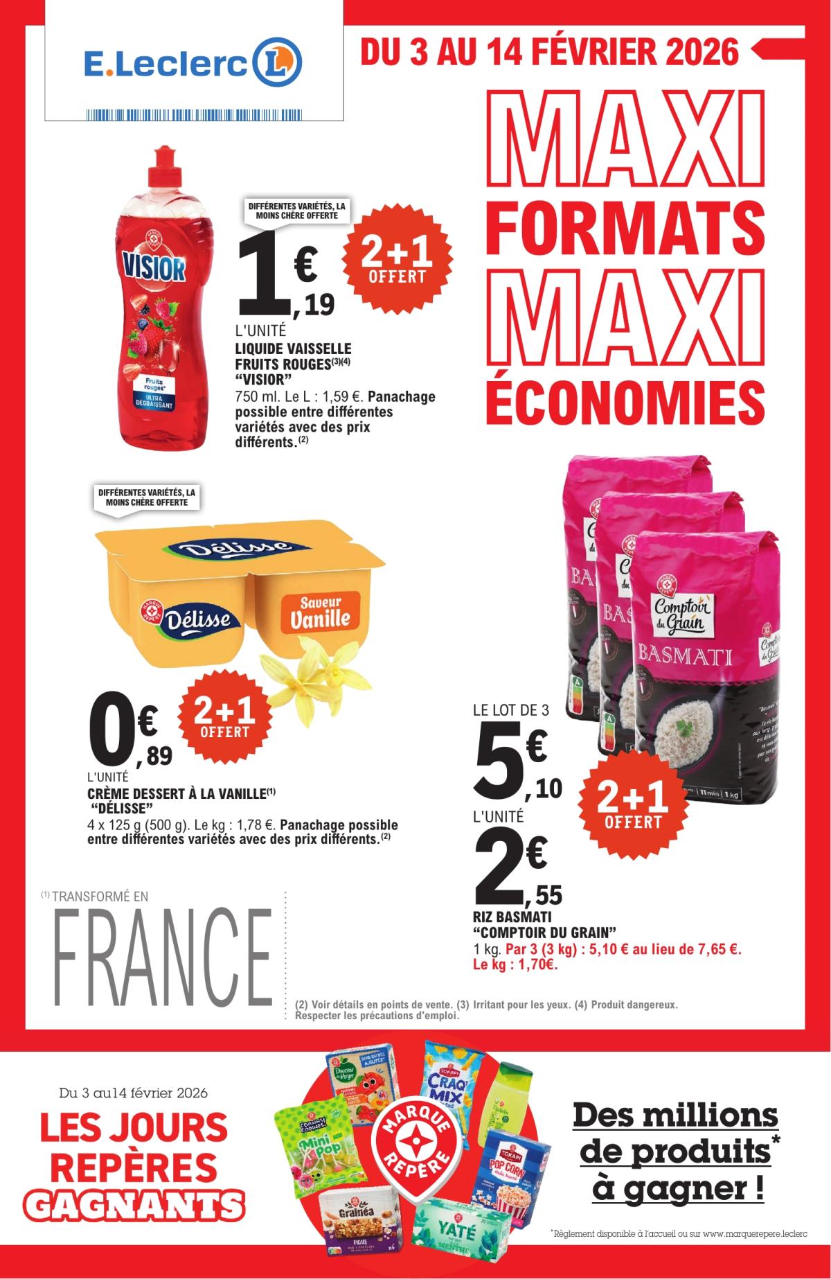 Catalogue E.Leclerc valable du 03/02/2026 au 14/02/2026