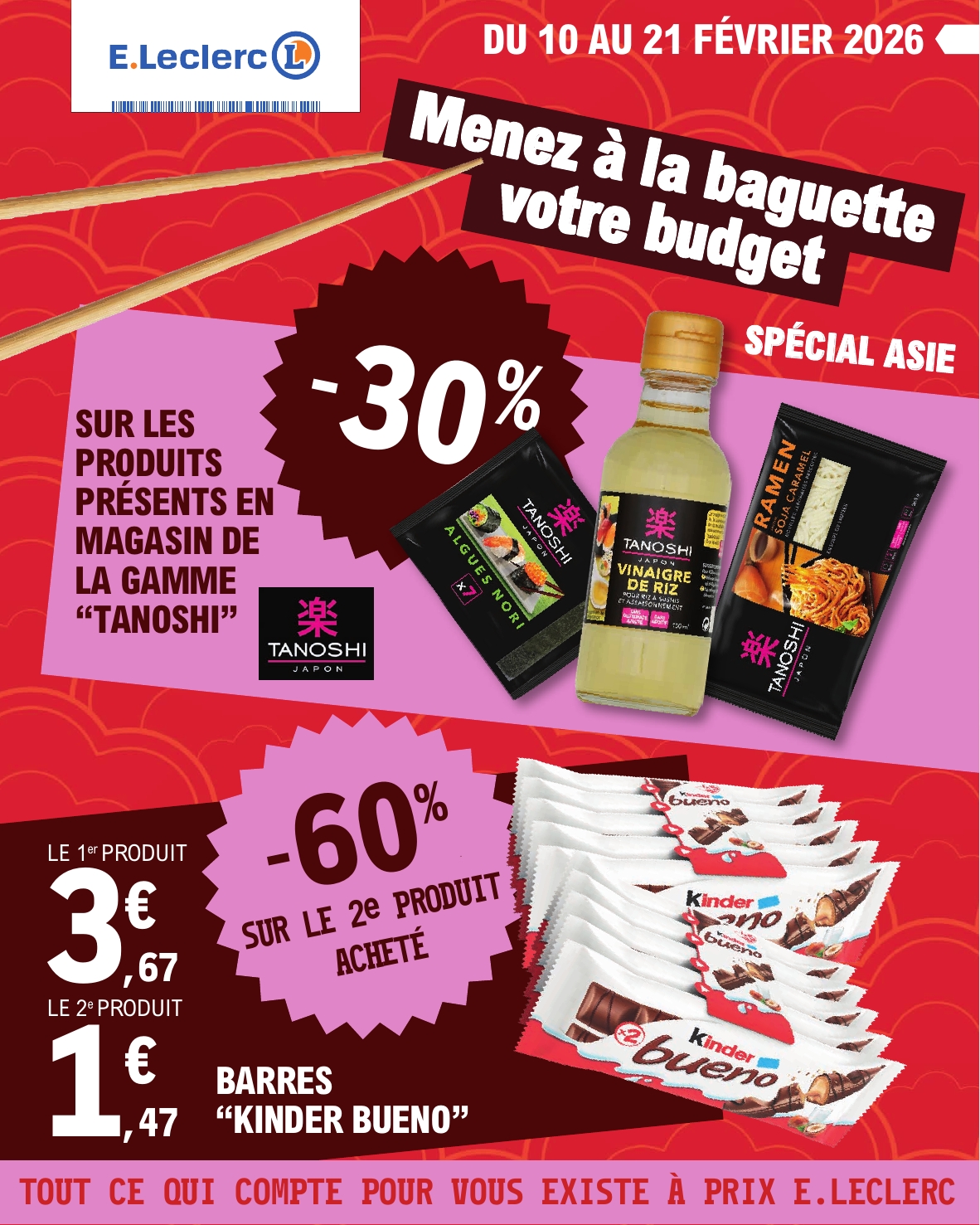 Catalogue E.Leclerc valable du 10/02/2026 au 21/02/2026