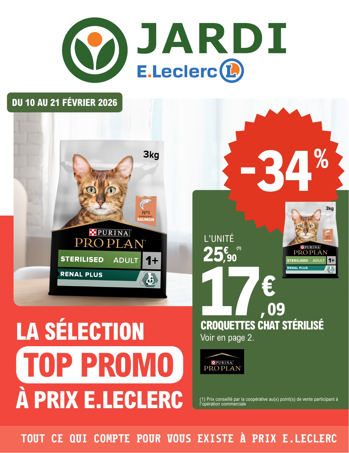 Catalogue E.Leclerc - Animalerie valable du 10/02/2026 au 21/02/2026