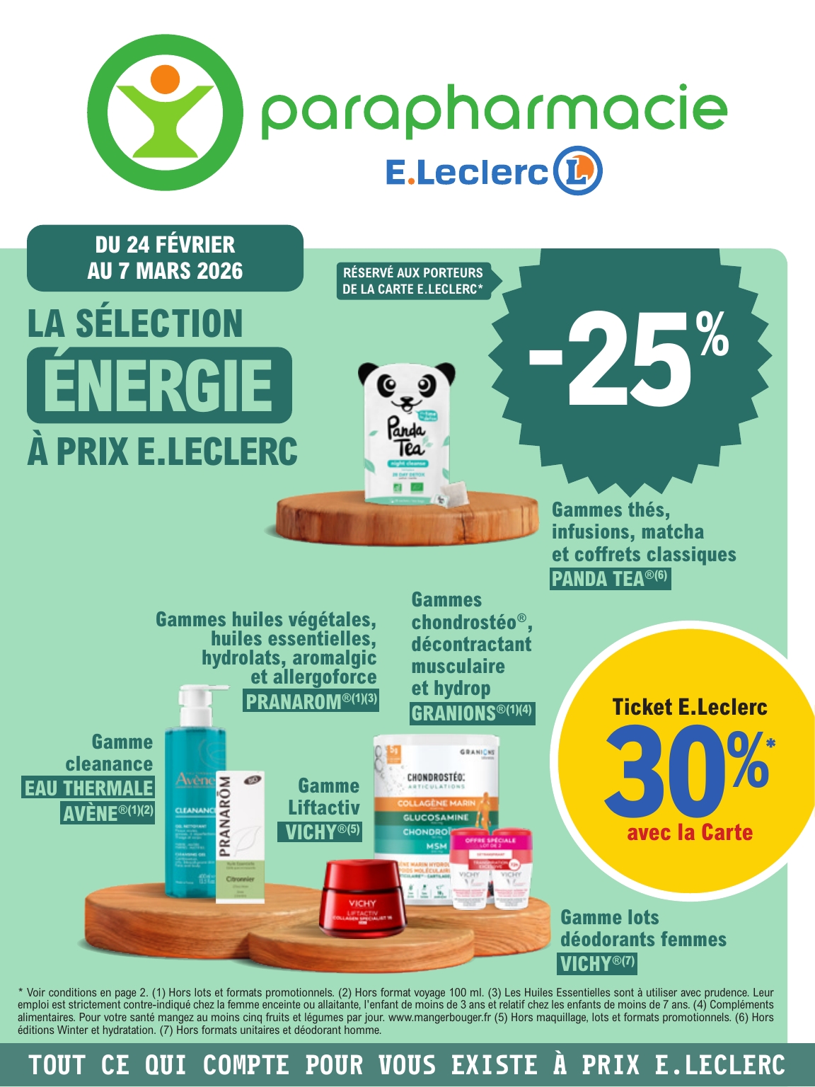 Catalogue E.Leclerc - Parapharmacie valable du 24/02/2026 au 07/03/2026