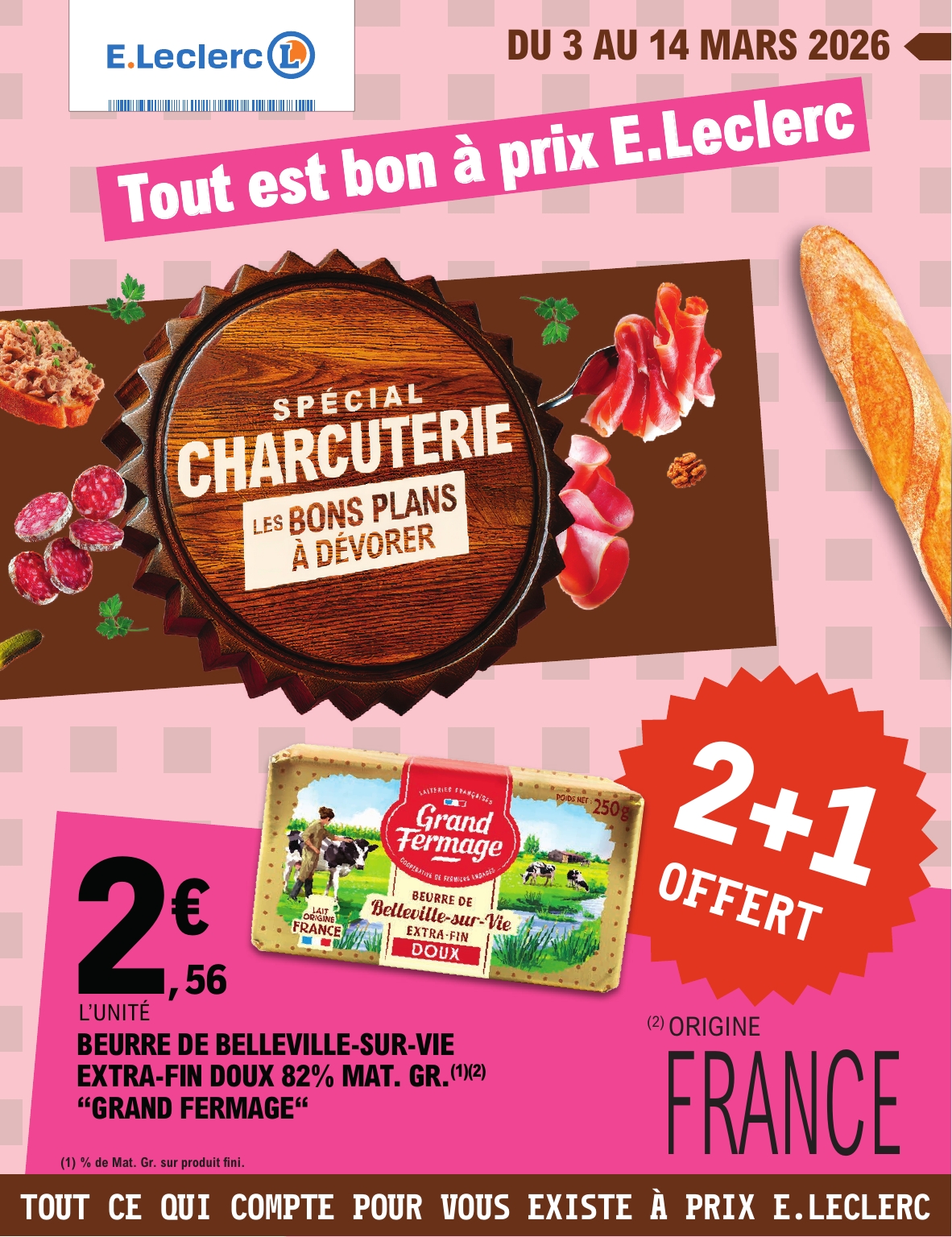 Catalogue E.Leclerc valable du 03/03/2026 au 14/03/2026