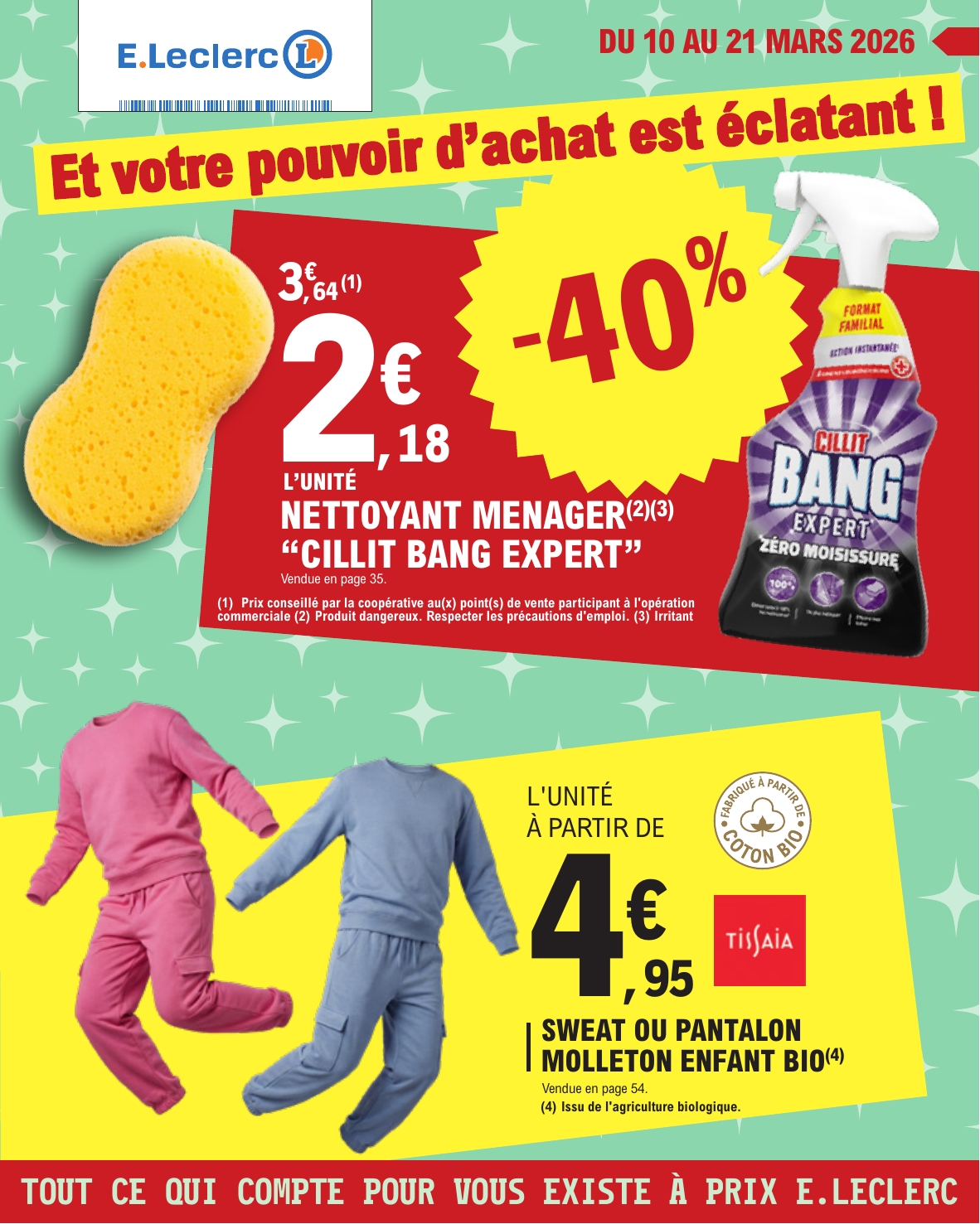 Catalogue E.Leclerc valable du 10/03/2026 au 21/03/2026
