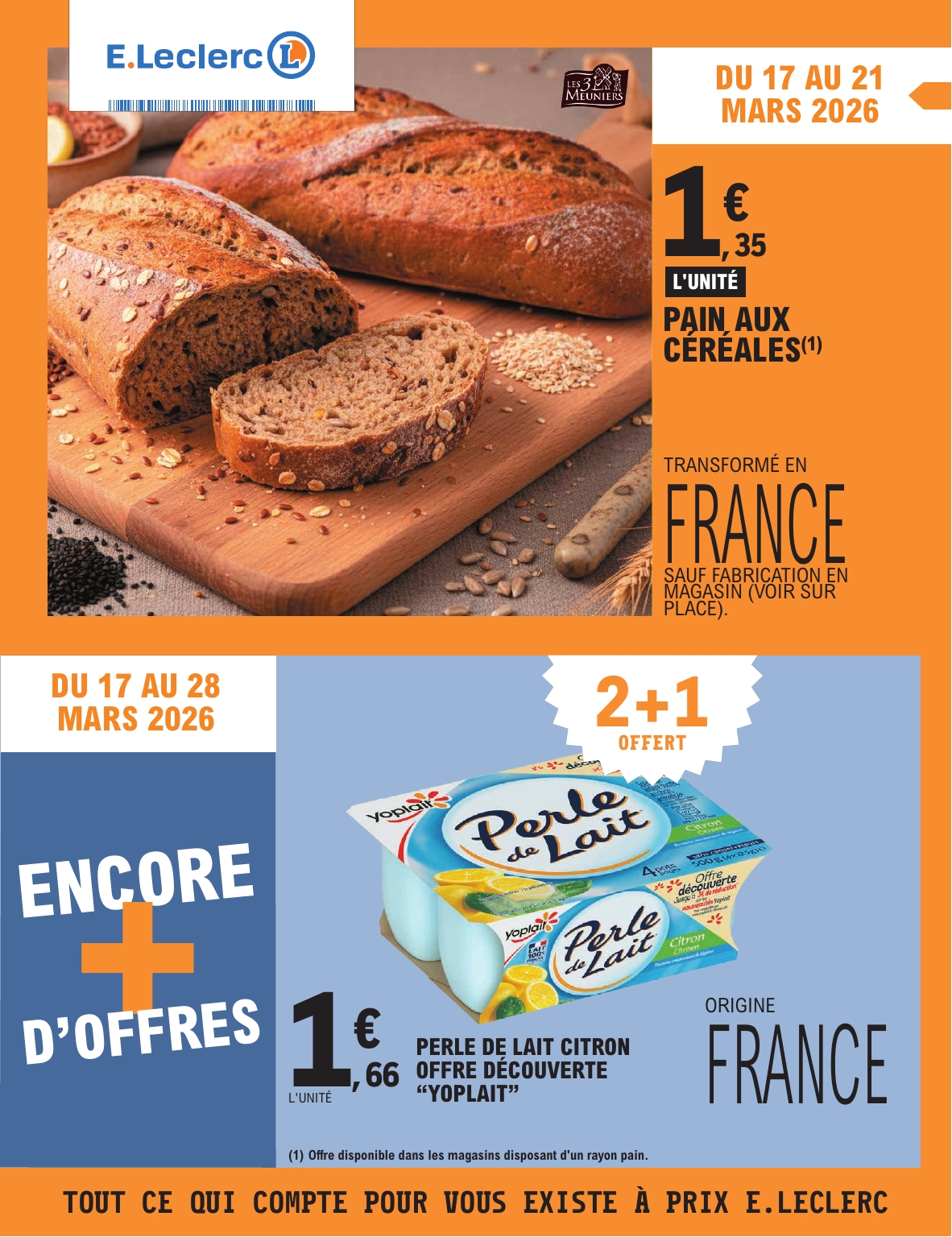 Catalogue E.Leclerc - Trafic Pouvoir Achat valable du 17/03/2026 au 28/03/2026
