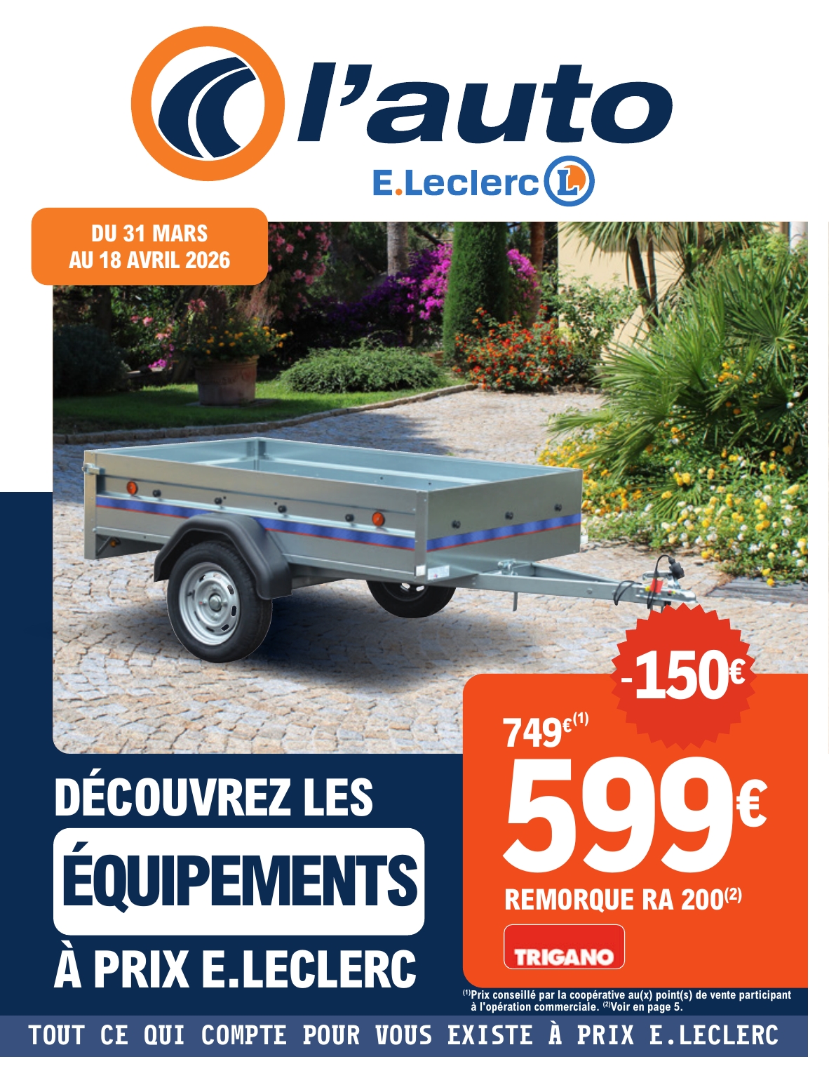 Catalogue E.Leclerc - L'auto valable du 31/03/2026 au 18/04/2026