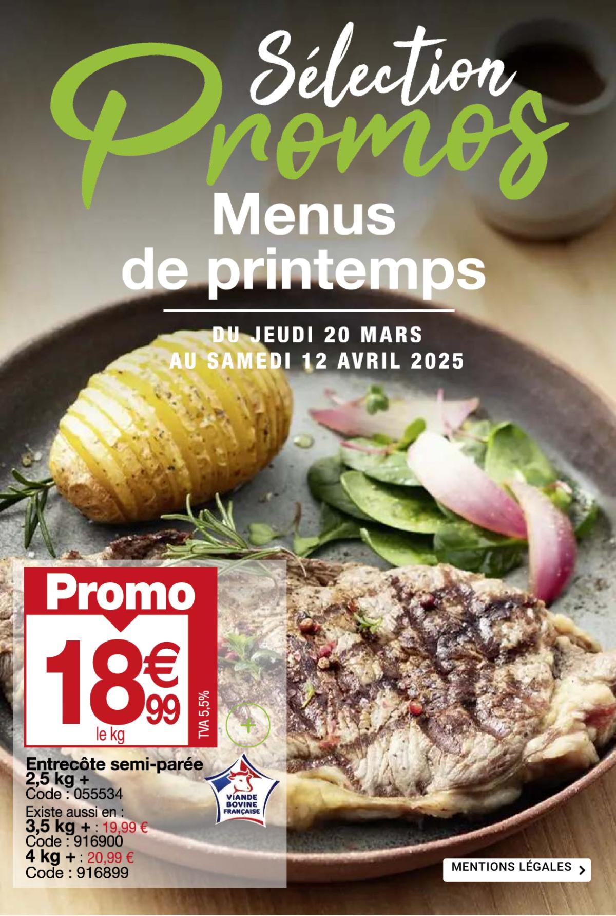 Catalogue Promocash - Sélection Promos valable dès 20/03 - 12/04