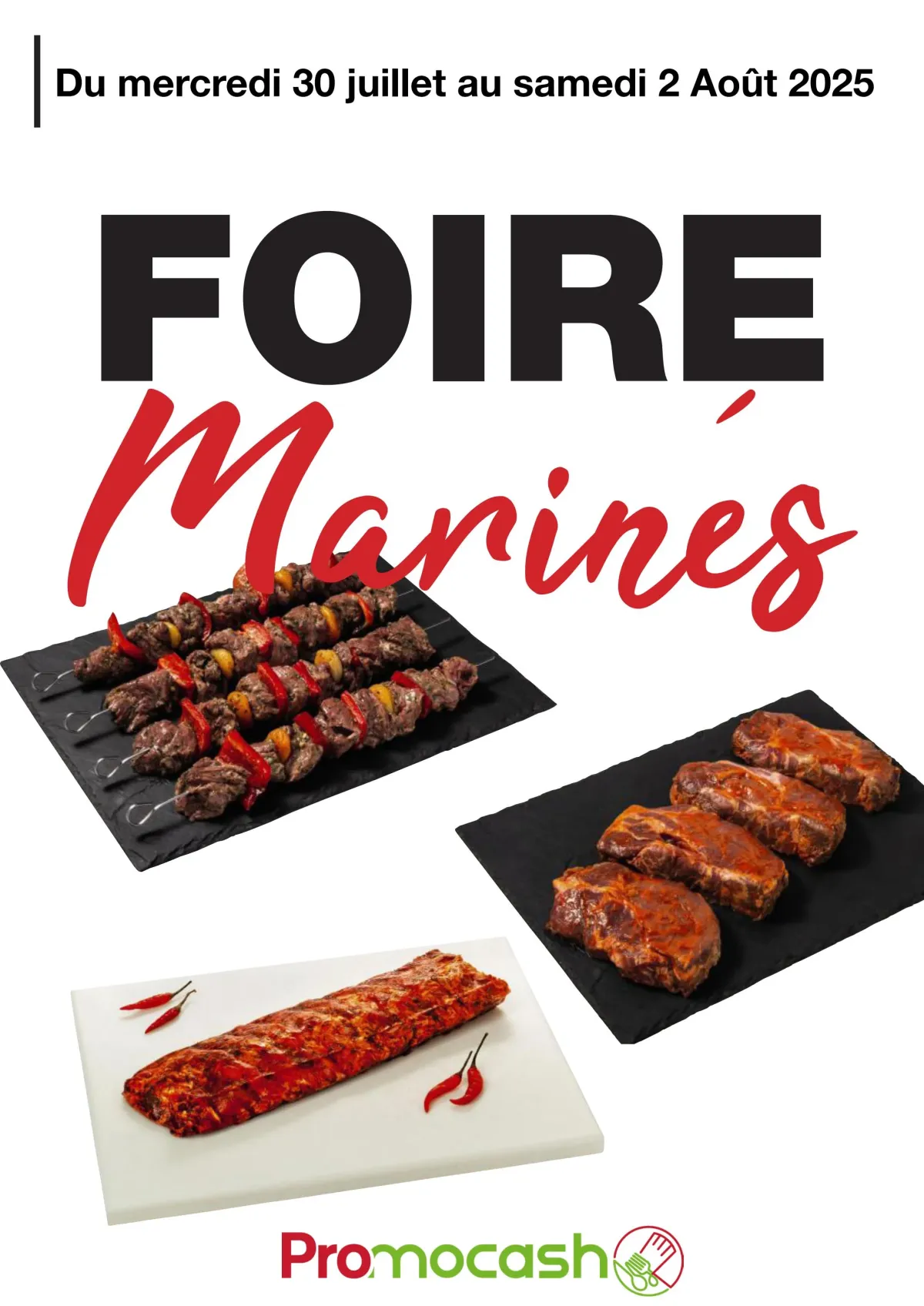 Catalogue Promocash - Foire marinés valable du 31/07 au 02/08