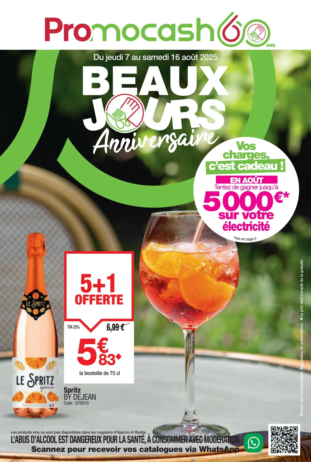 Catalogue Promocash valable du 07/08 au 16/08