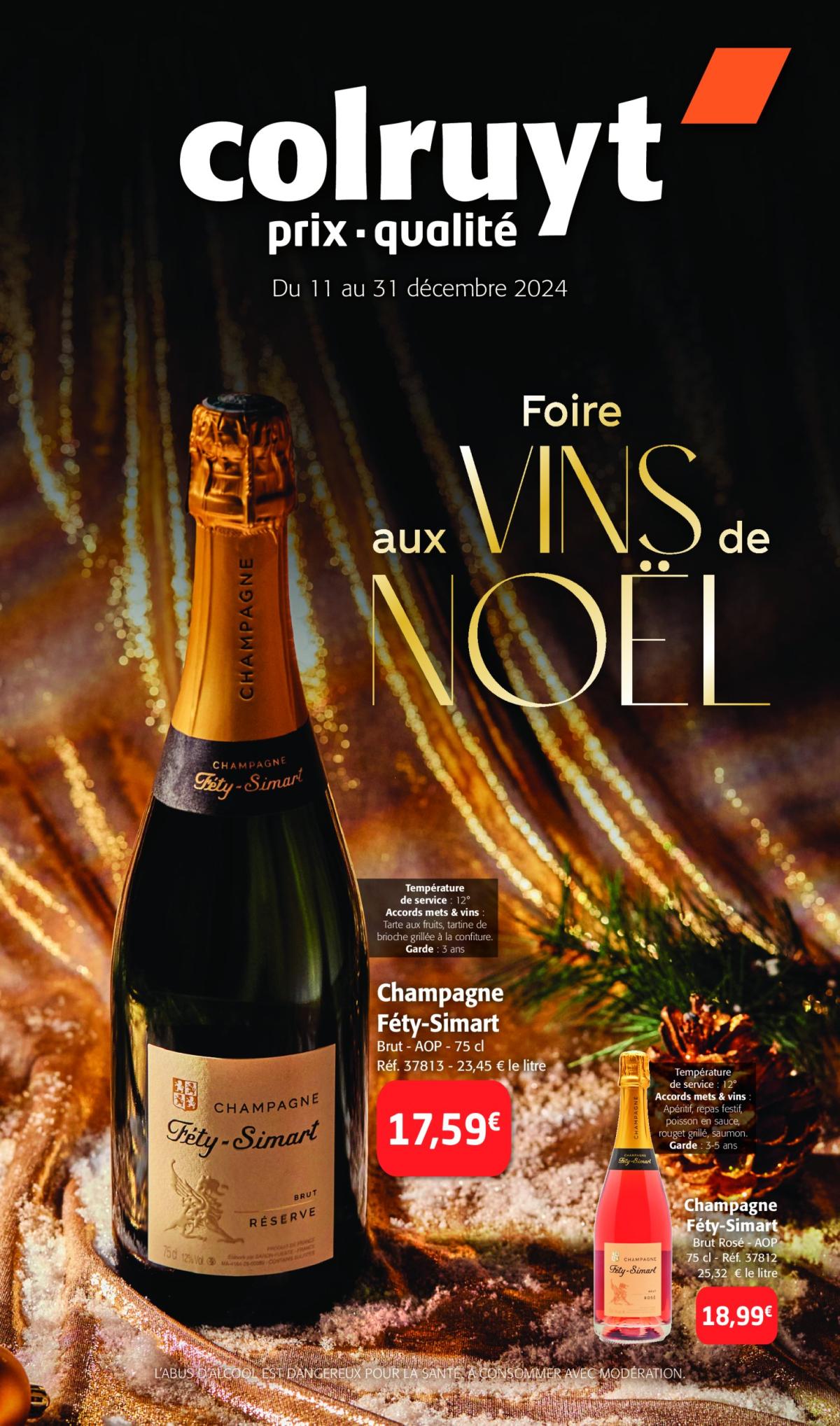 Catalogue Colruyt - Foire aux Vins valable dès 11/12 - 31/12