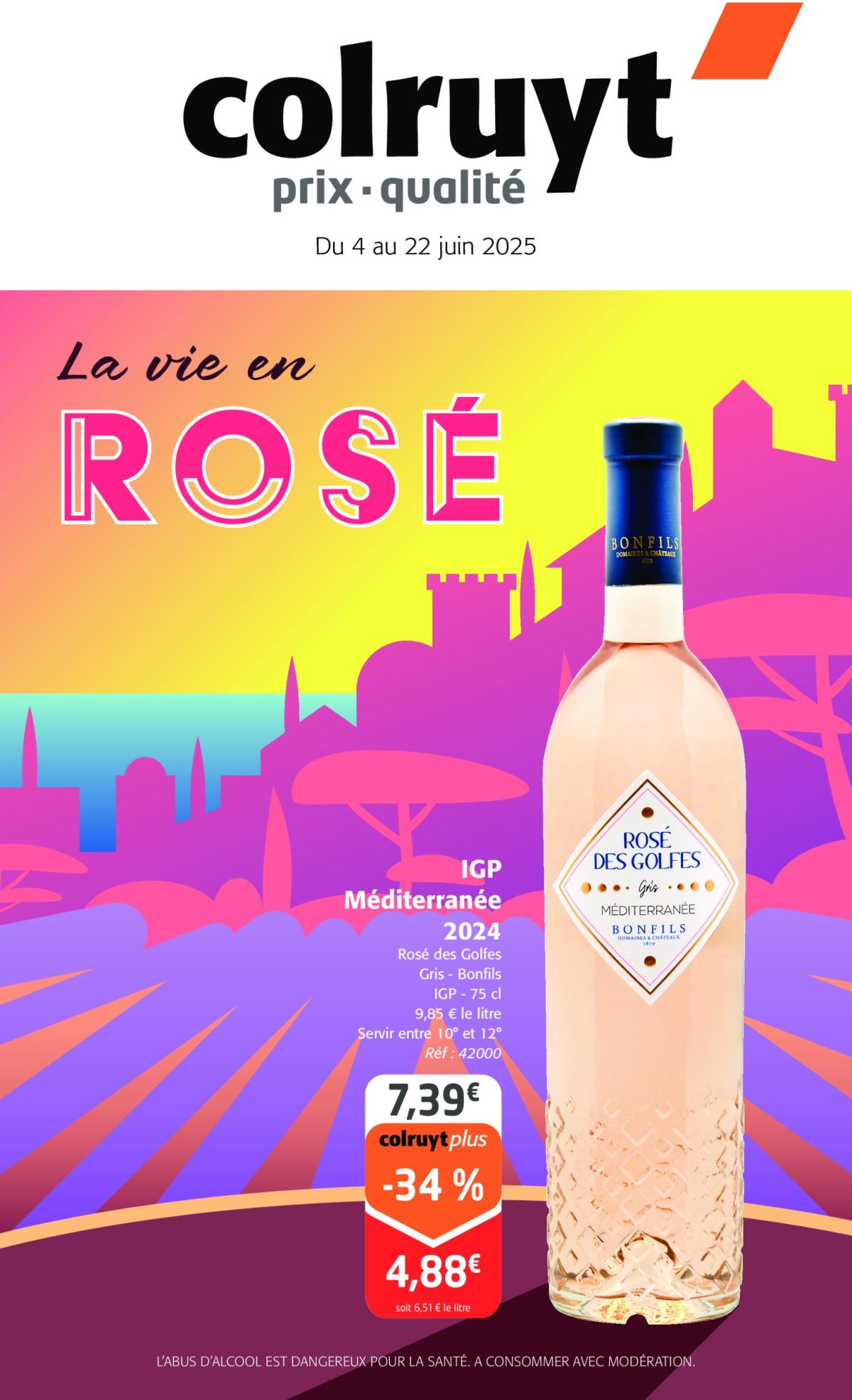 Catalogue Colruyt - La vie en ROSÉ valable dès 04/06 - 22/06