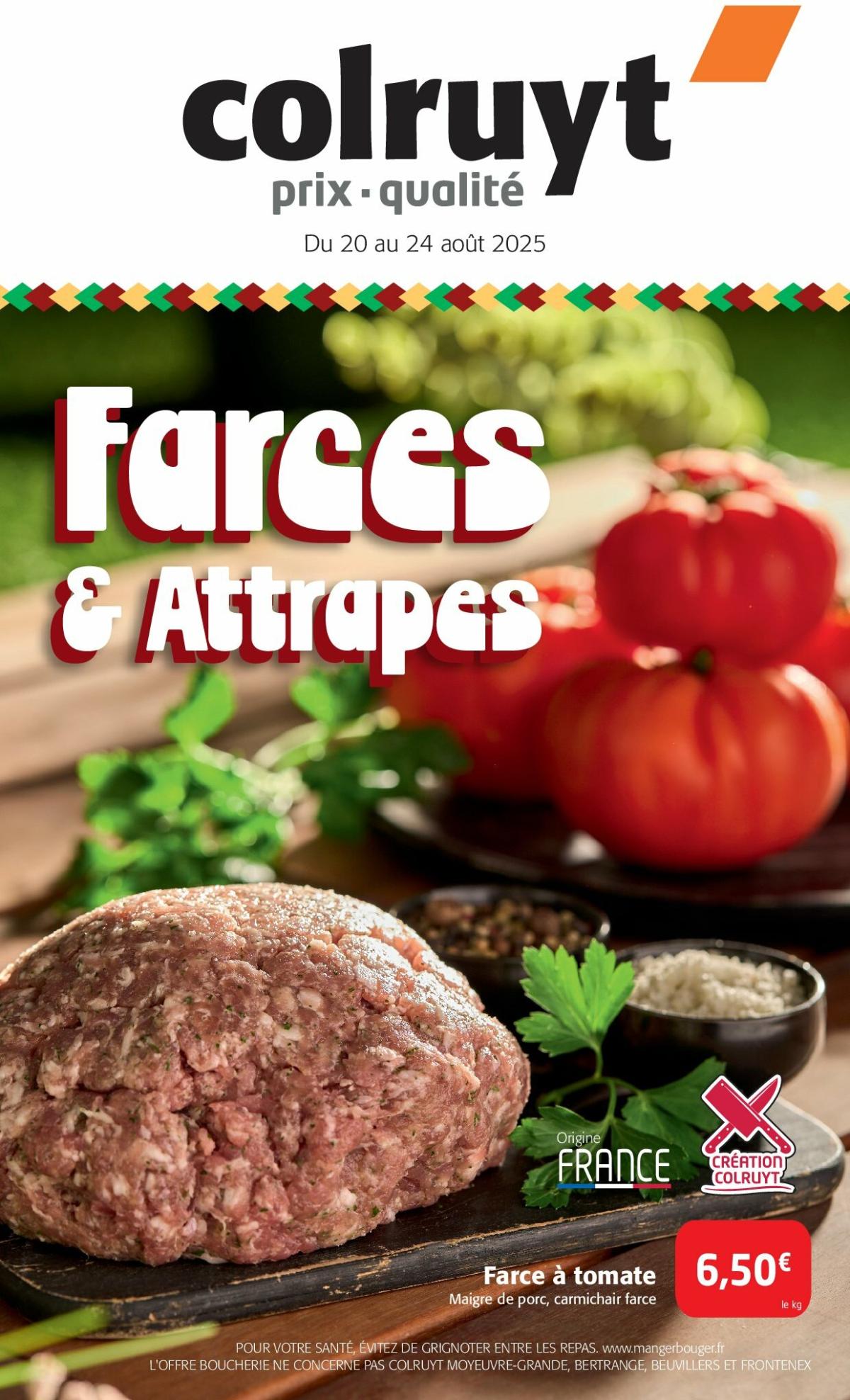 Catalogue Colruyt - Farces & Attrapes valable du 20/08 au 24/08