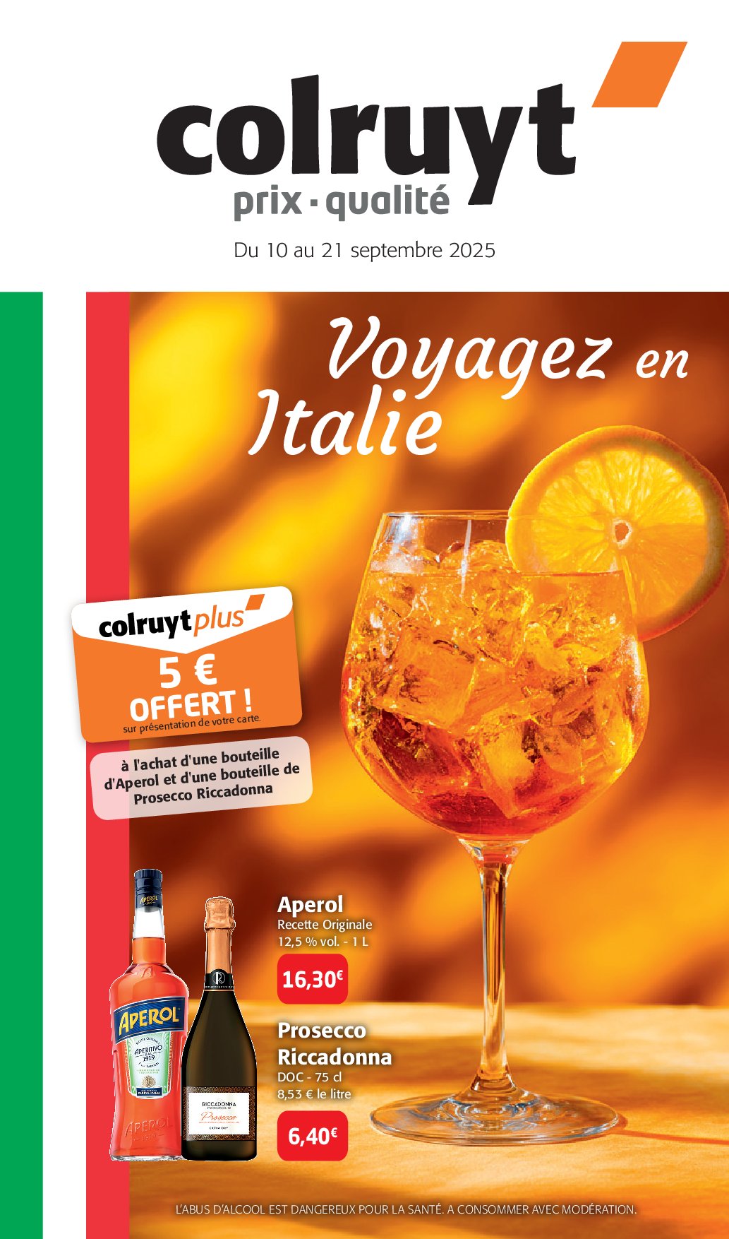 Catalogue Colruyt - Voyagez en Italie valable du 10/09 au 21/09