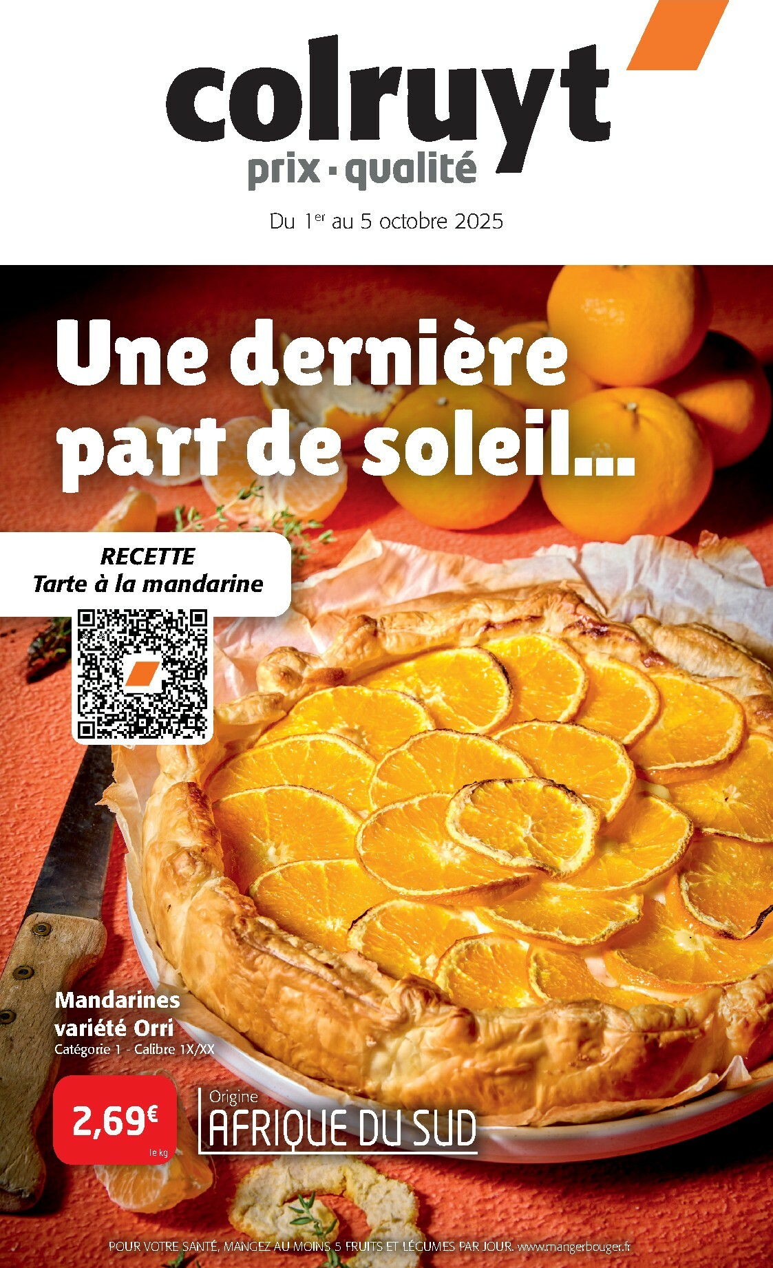 Catalogue Colruyt - Une dernière part de soleil… valable du 01/10 au 05/10
