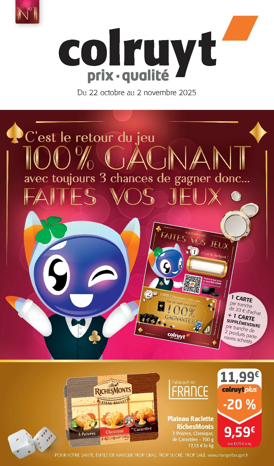 Catalogue Colruyt valable du 22/10 au 02/11