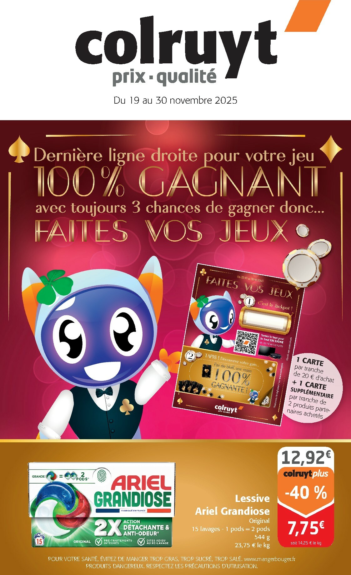 Catalogue Colruyt valable du 19/11 au 30/11