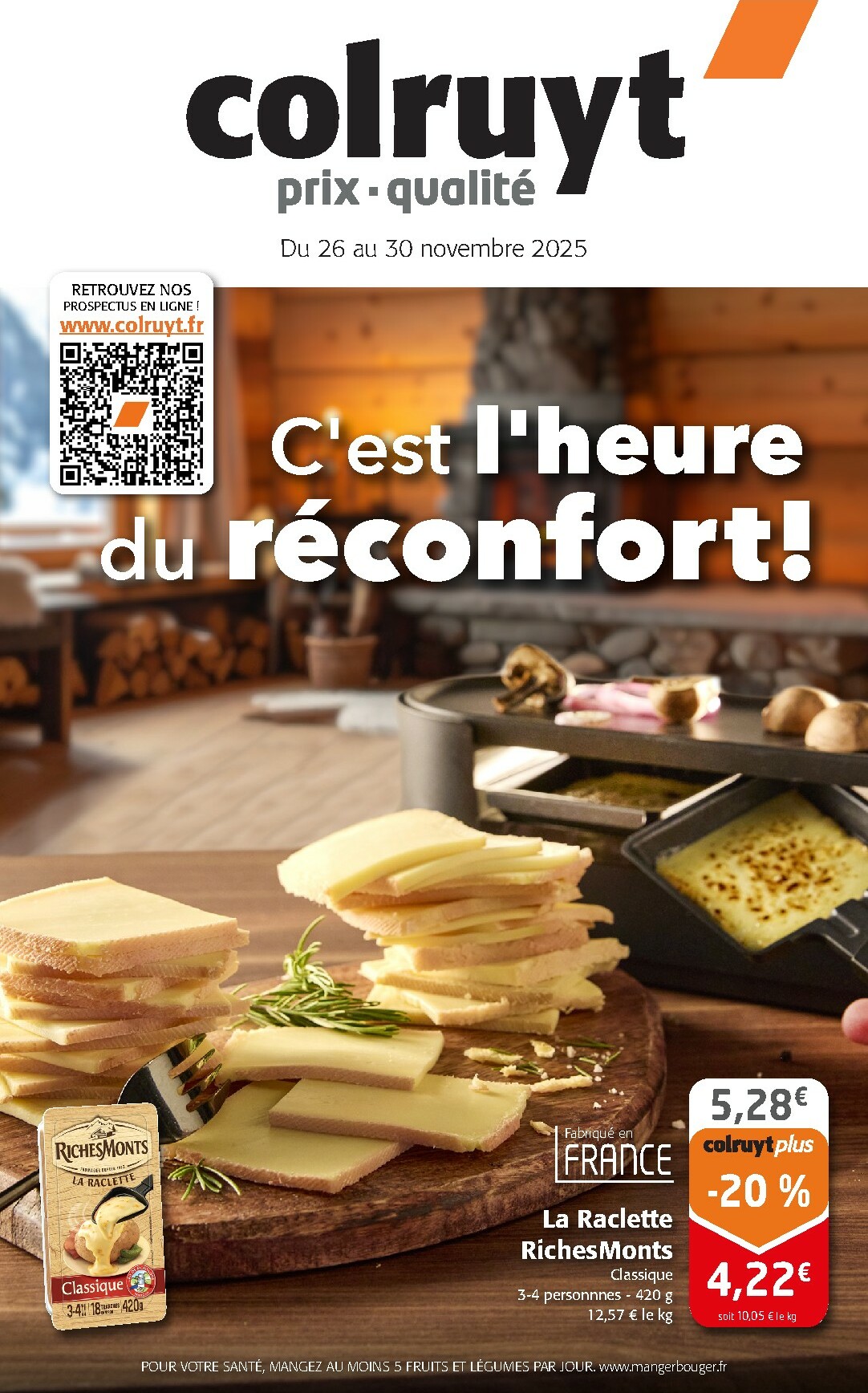 Catalogue Colruyt - C'est l'heure du réconfort! valable du 26/11 au 30/11