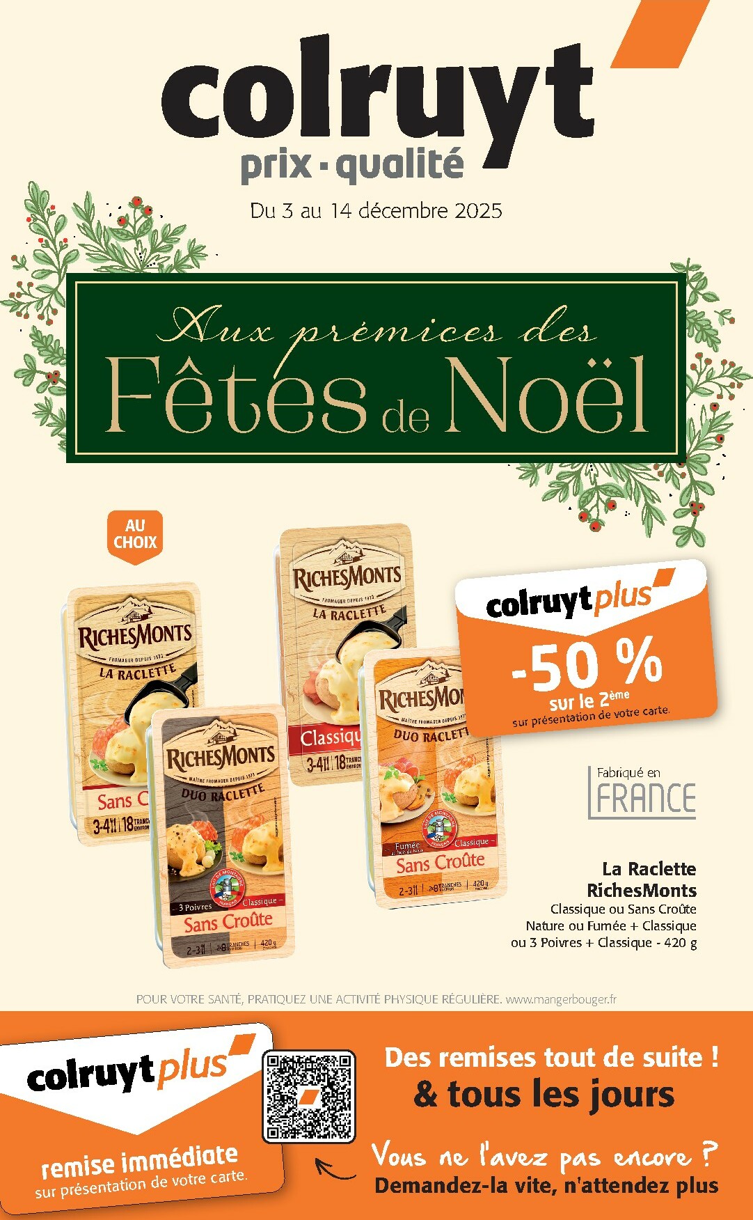 Catalogue Colruyt - Aux prémices des Fêtes de Noël valable du 02/12 au 14/12