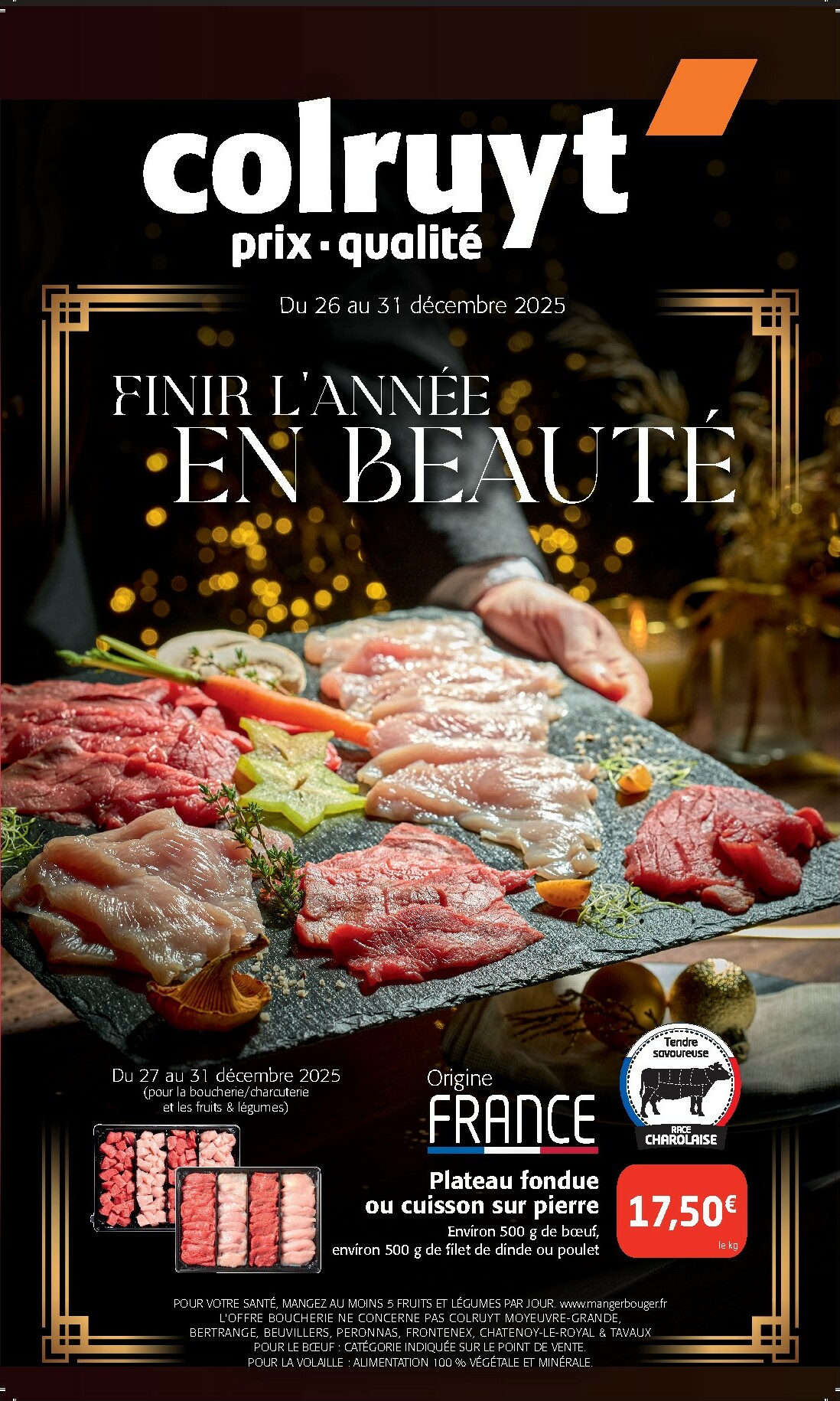 Catalogue Colruyt valable du 26/12 au 31/12