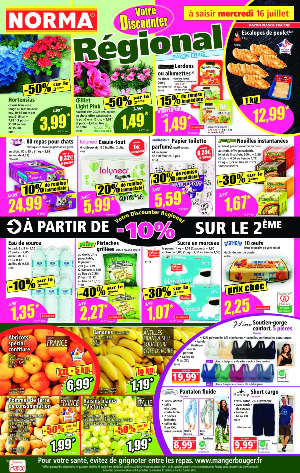 Catalogue NORMA valable du 16/07 au 22/07