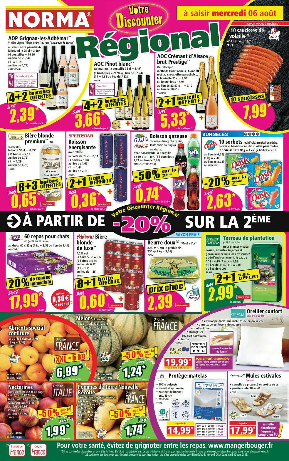 Catalogue NORMA valable du 06/08 au 12/08