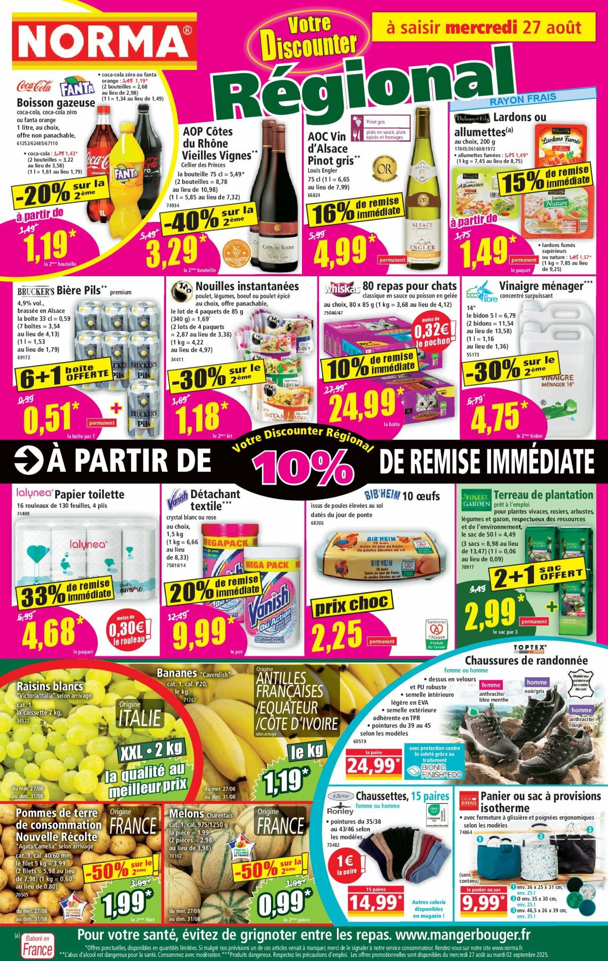 Catalogue NORMA valable du 27/08 au 02/09