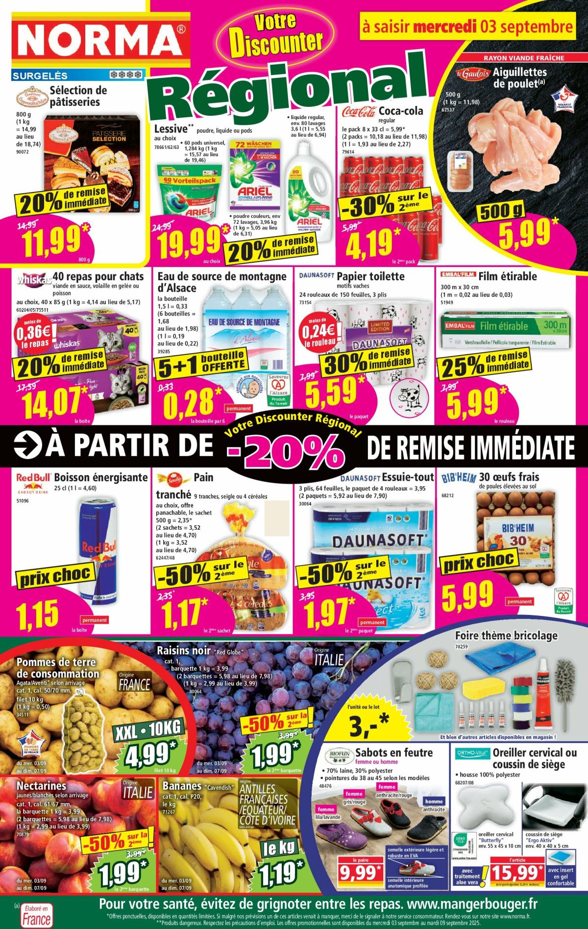 Catalogue NORMA valable du 03/09 au 09/09