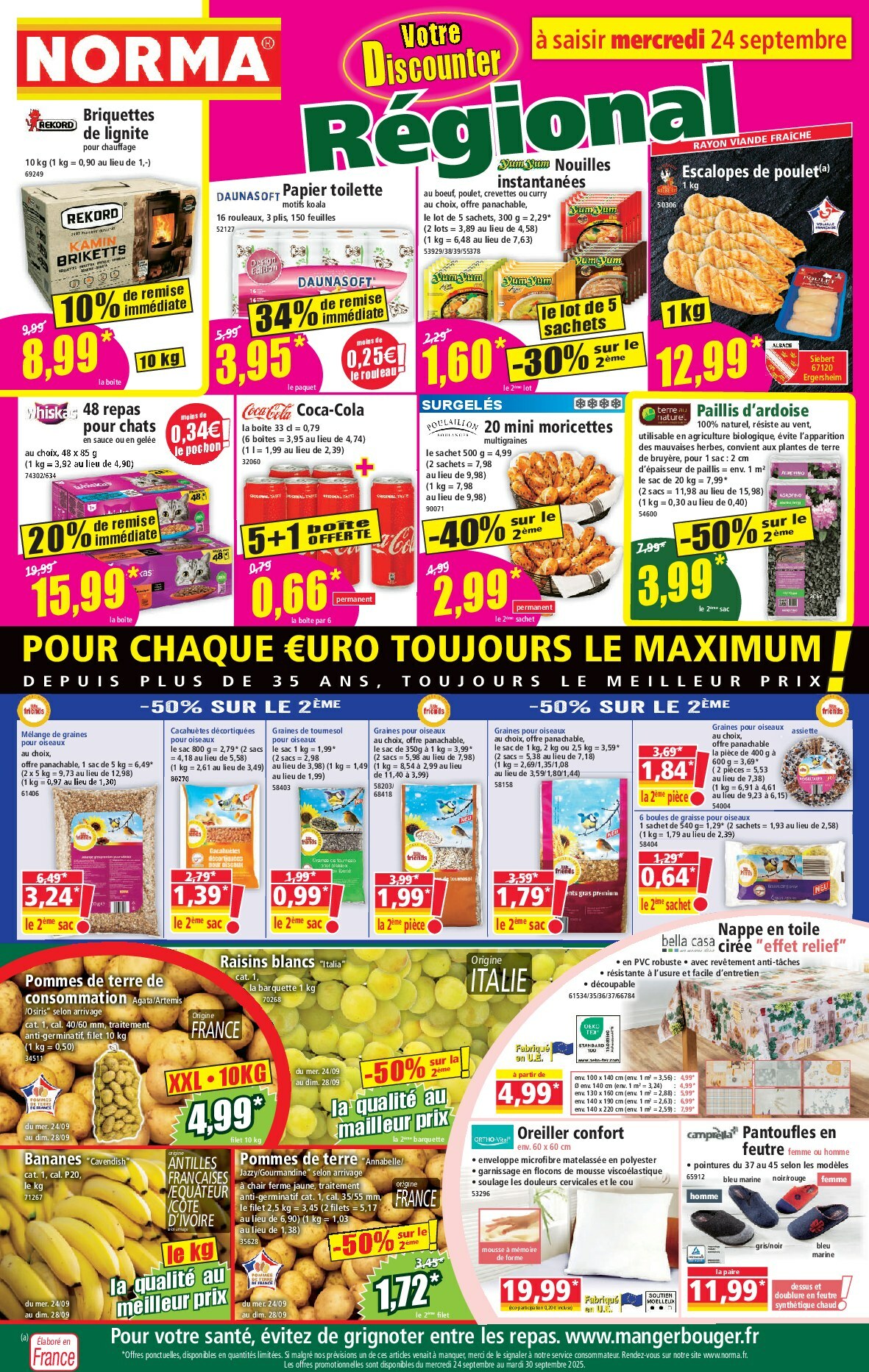 Catalogue NORMA valable du 24/09 au 30/09