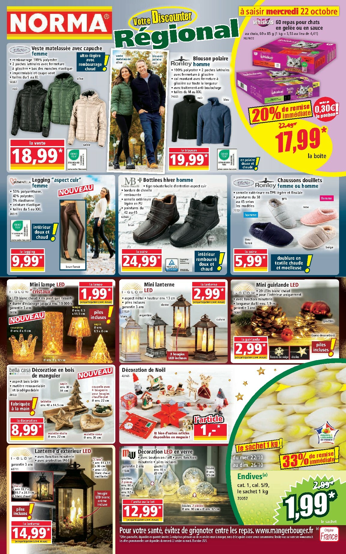 Catalogue NORMA valable du 22/10 au 28/10