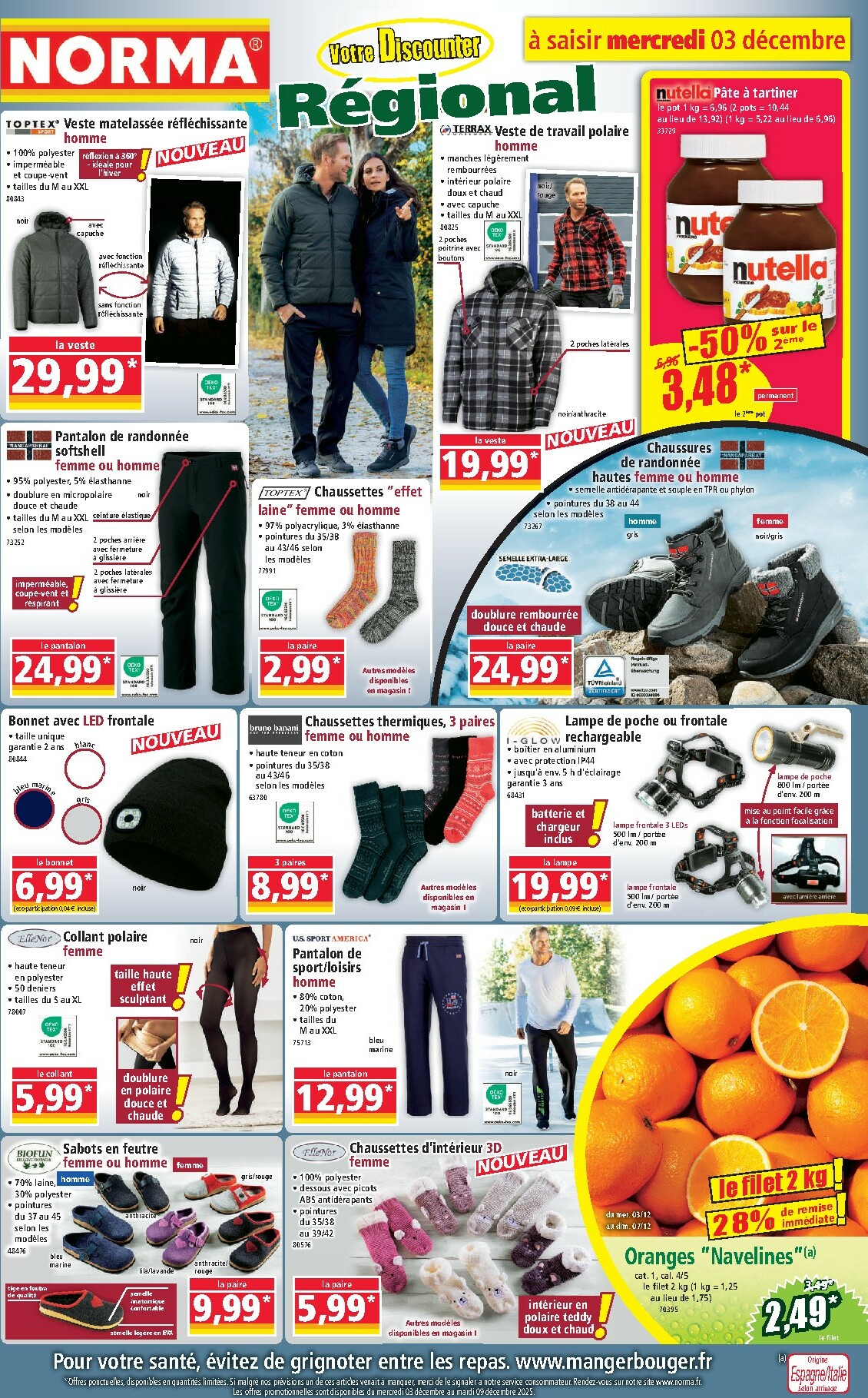 Catalogue NORMA valable du 03/12 au 09/12