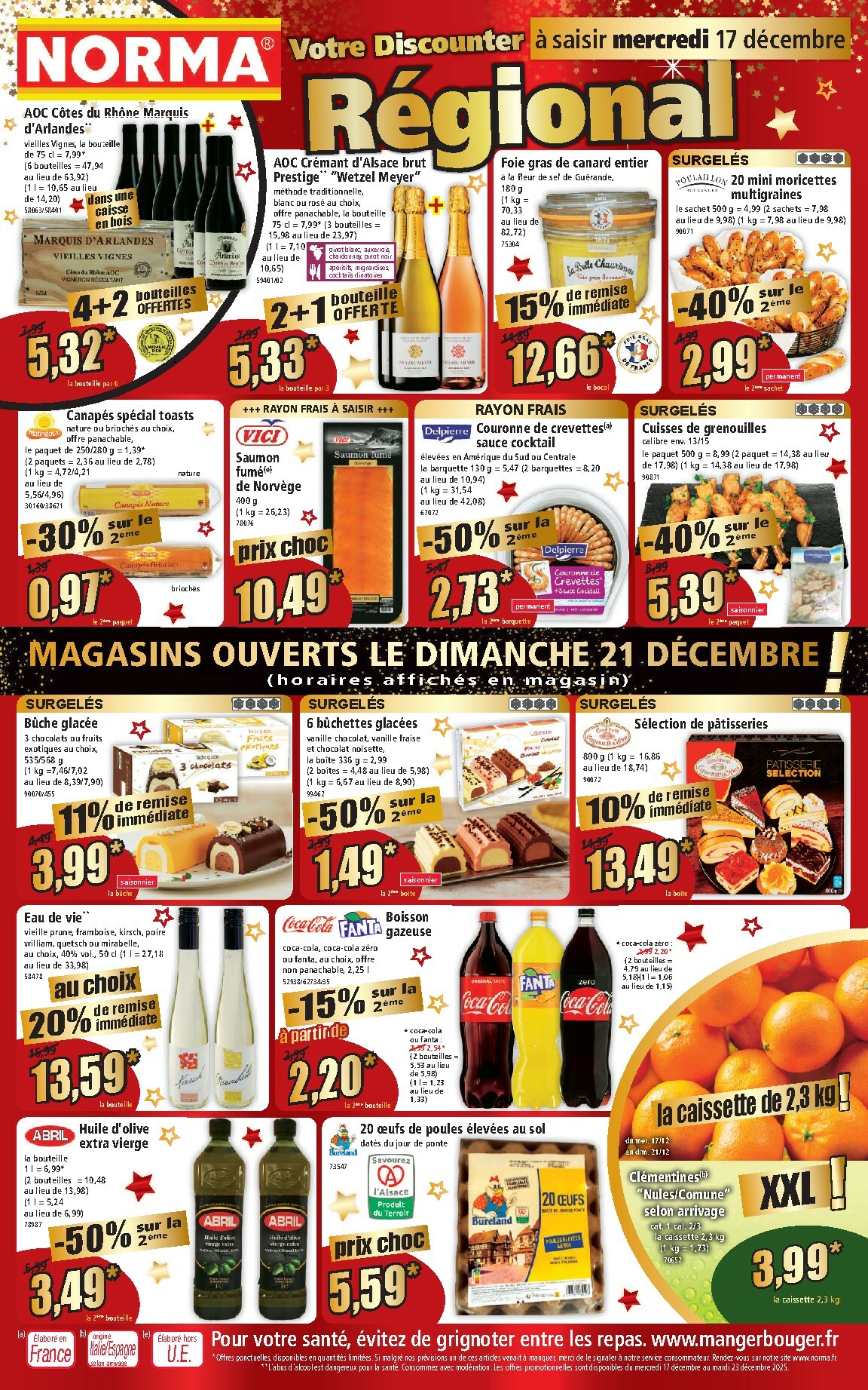 Catalogue NORMA valable du 17/12 au 23/12