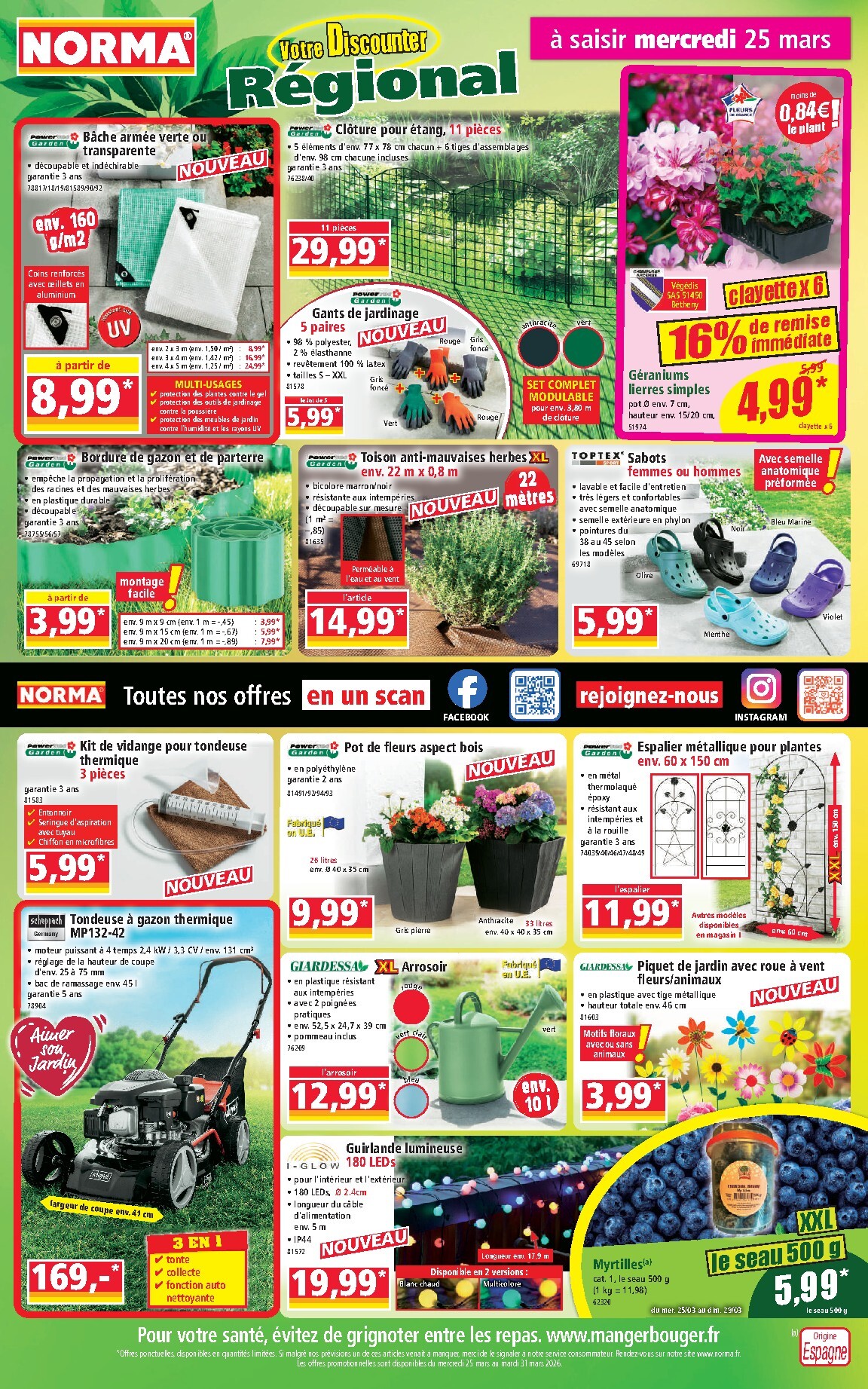 Catalogue NORMA valable du 25/03/2026 au 31/03/2026
