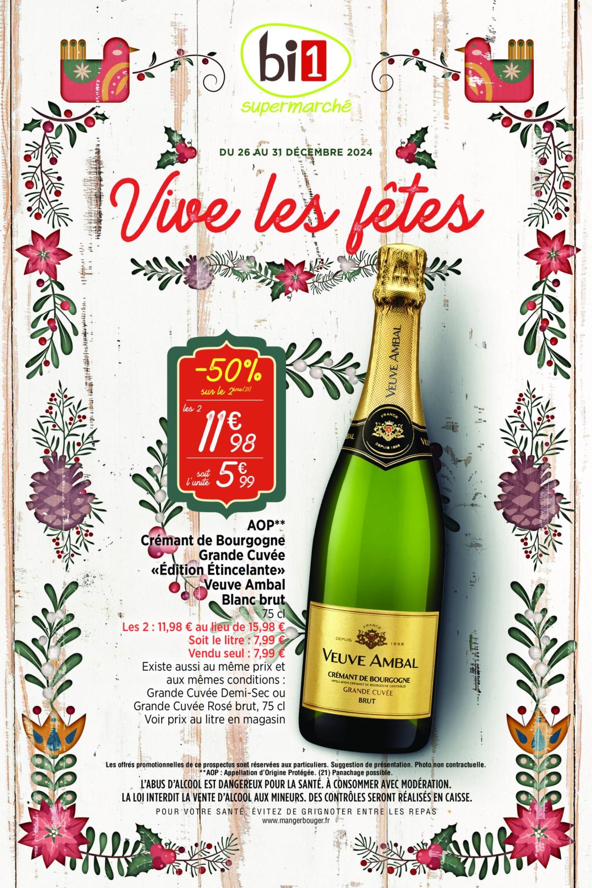 Catalogue Bi1 - Vive les fêtes valable dès 26/12 - 31/12