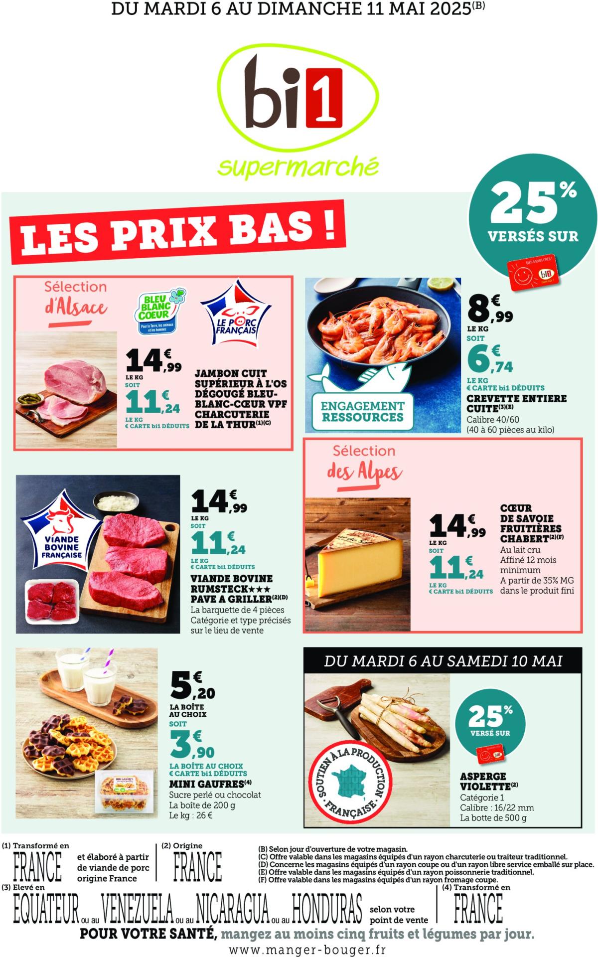 Catalogue Bi1 - Les Prix Bas valable dès 06/05 - 11/05