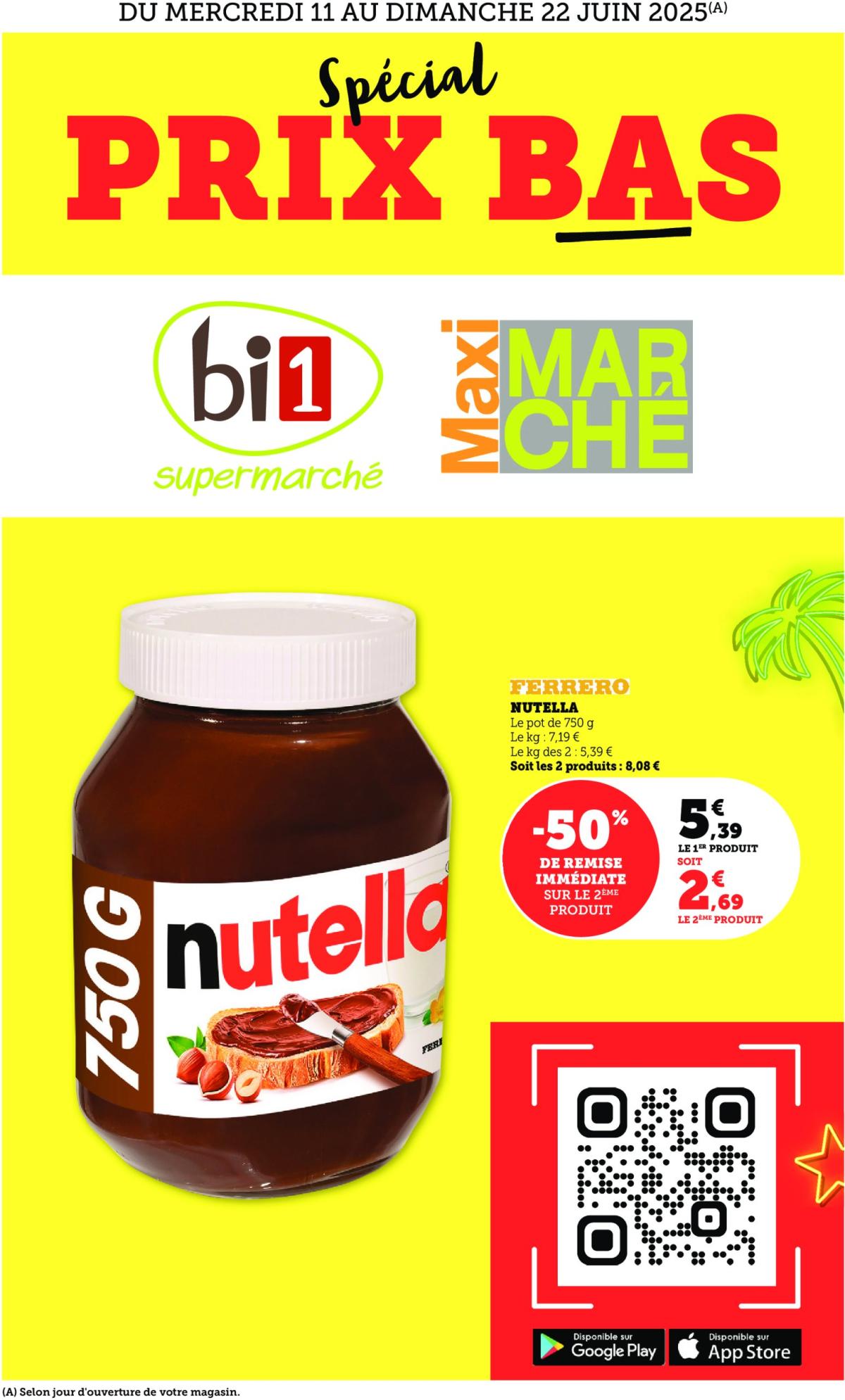 Catalogue Bi1 valable du 11/06 au 22/06
