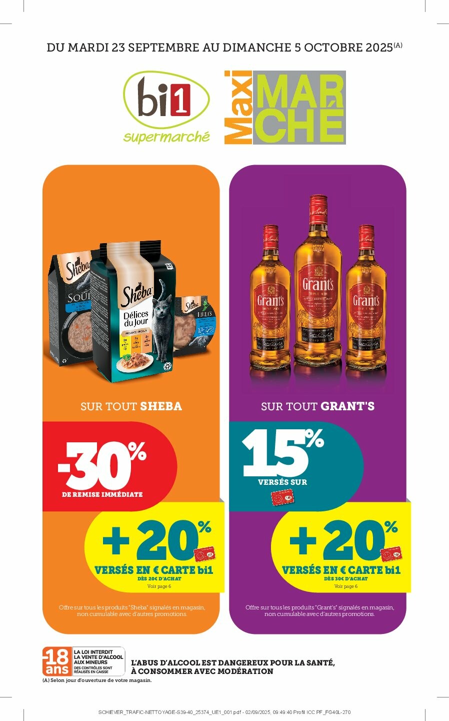 Catalogue Bi1 valable du 23/09 au 05/10