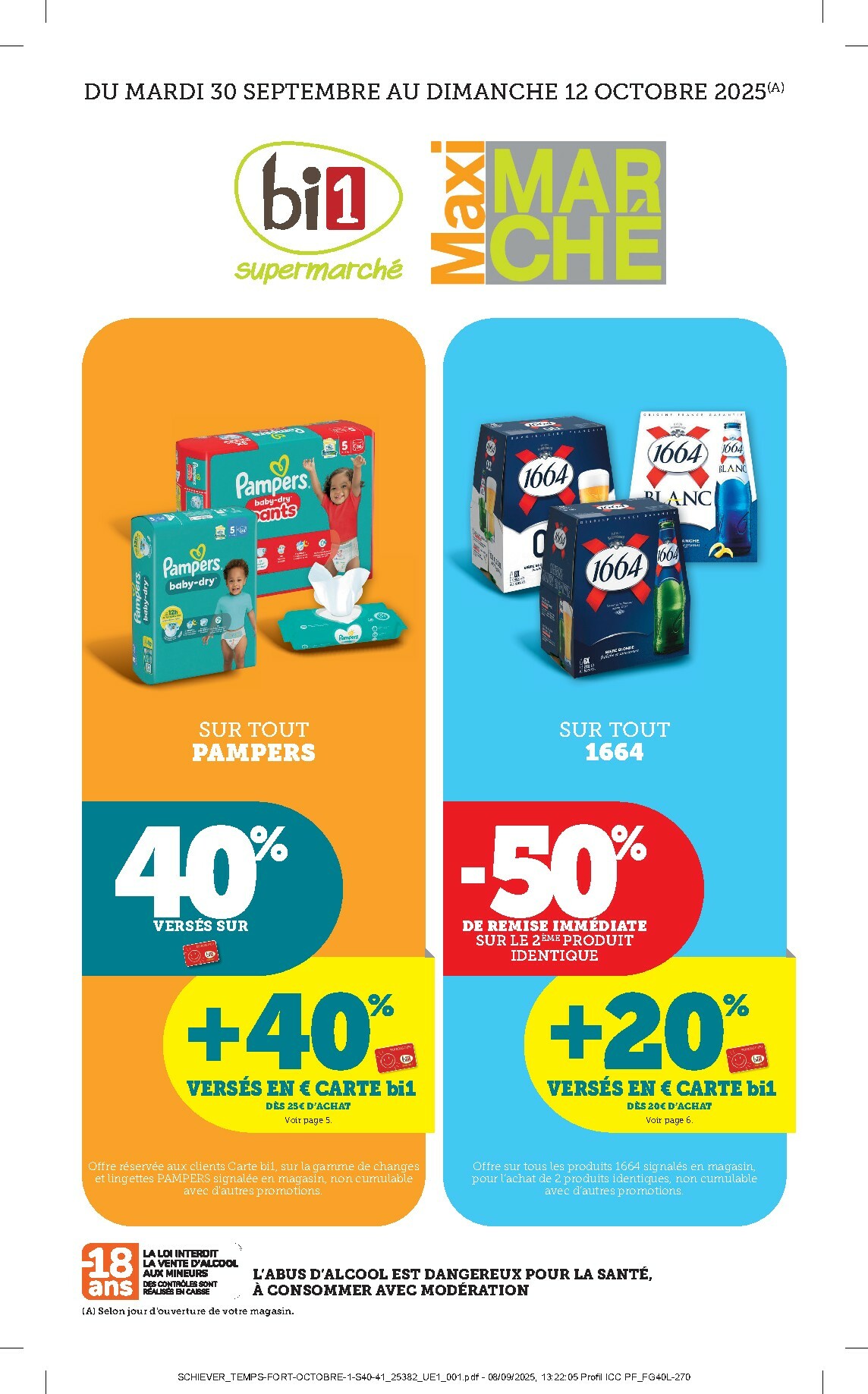 Catalogue Bi1 valable du 30/09 au 12/10