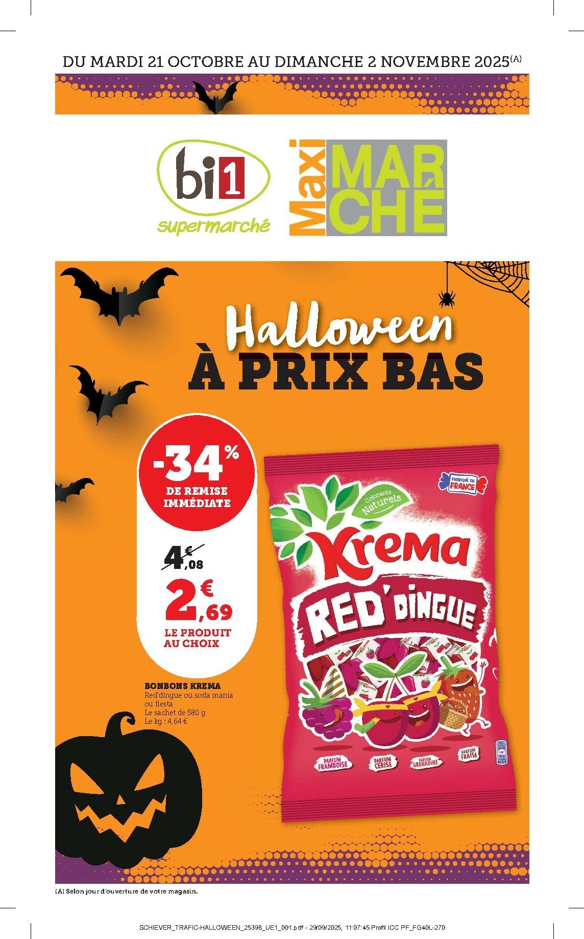 Catalogue Bi1 - Halloween valable du 21/10 au 02/11