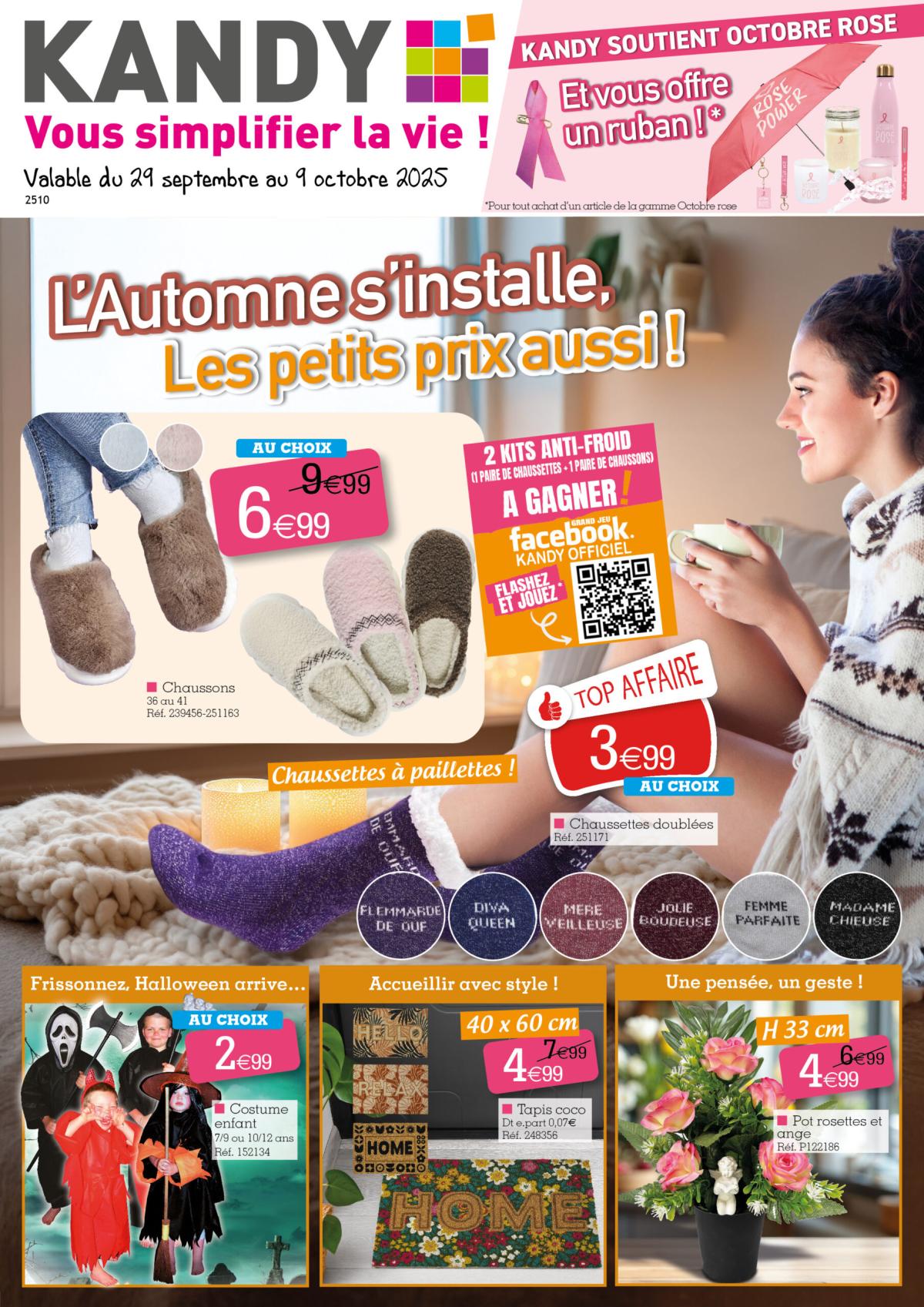 Catalogue Kandy valable du 29/09 au 09/10