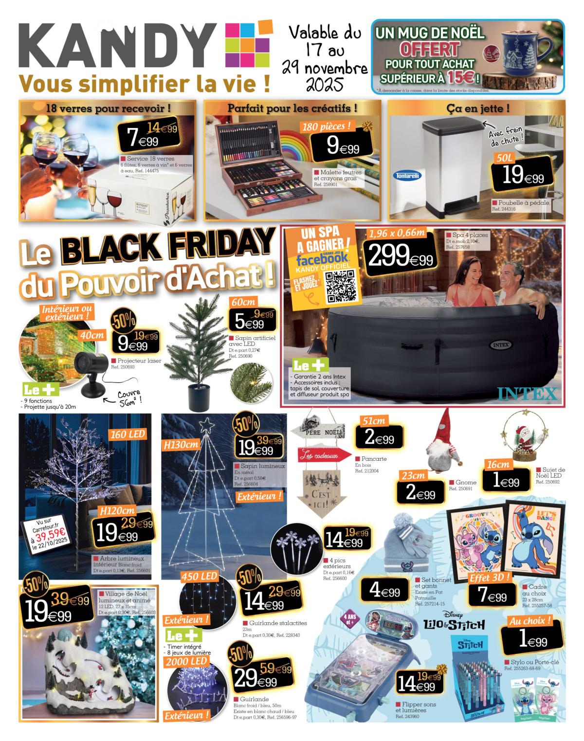 Catalogue Kandy valable du 17/11 au 29/11