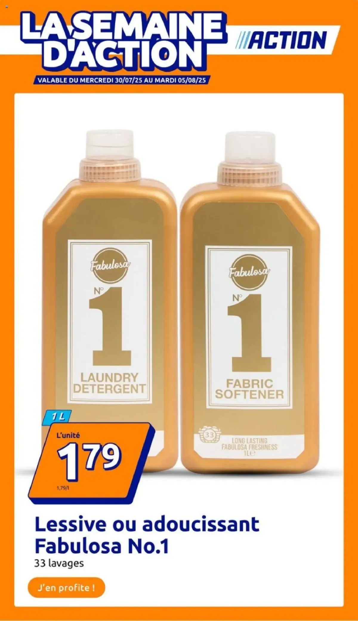 Action catalogue de la semaine 31 à partir du 30/07/2025 - promo en ligne