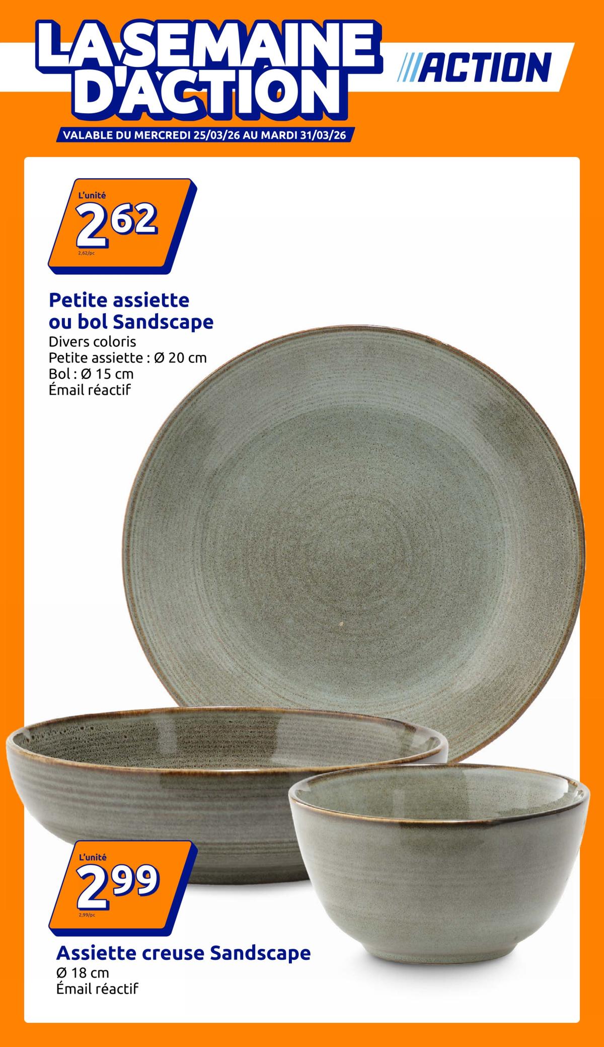 Catalogue Action valable du 25/03/2026 au 31/03/2026