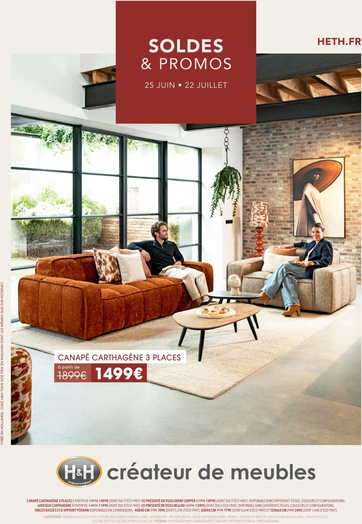 Catalogue Heth valable du 25/06 au 22/07