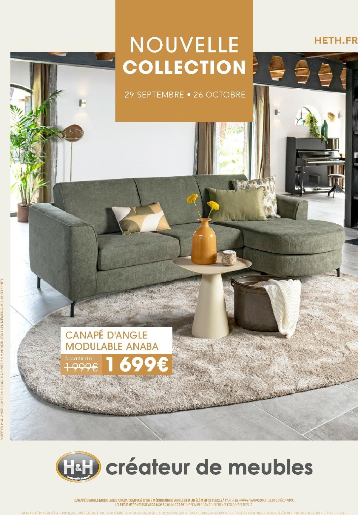 Catalogue Heth valable du 29/09 au 26/10