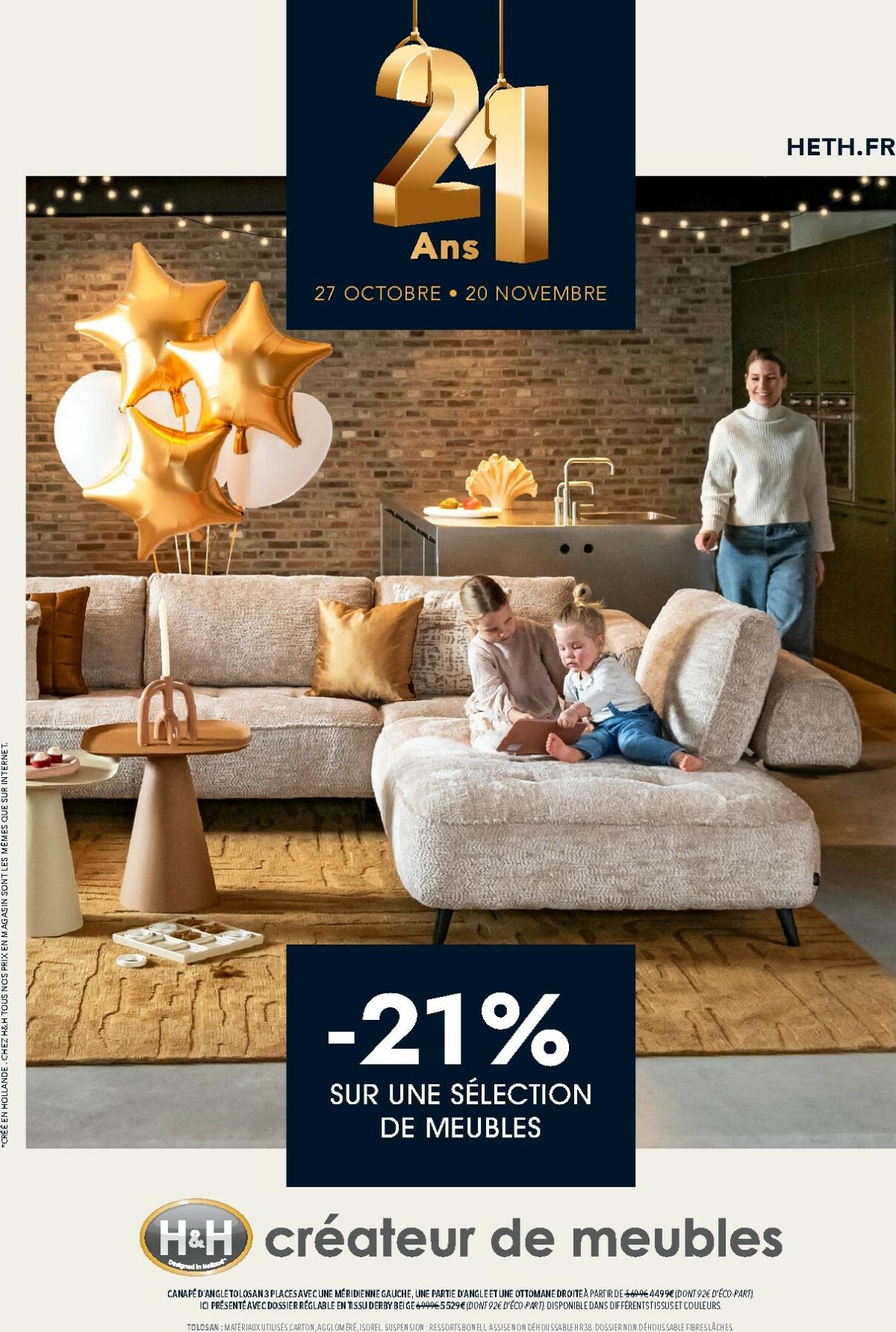Catalogue Heth valable du 27/10 au 20/11