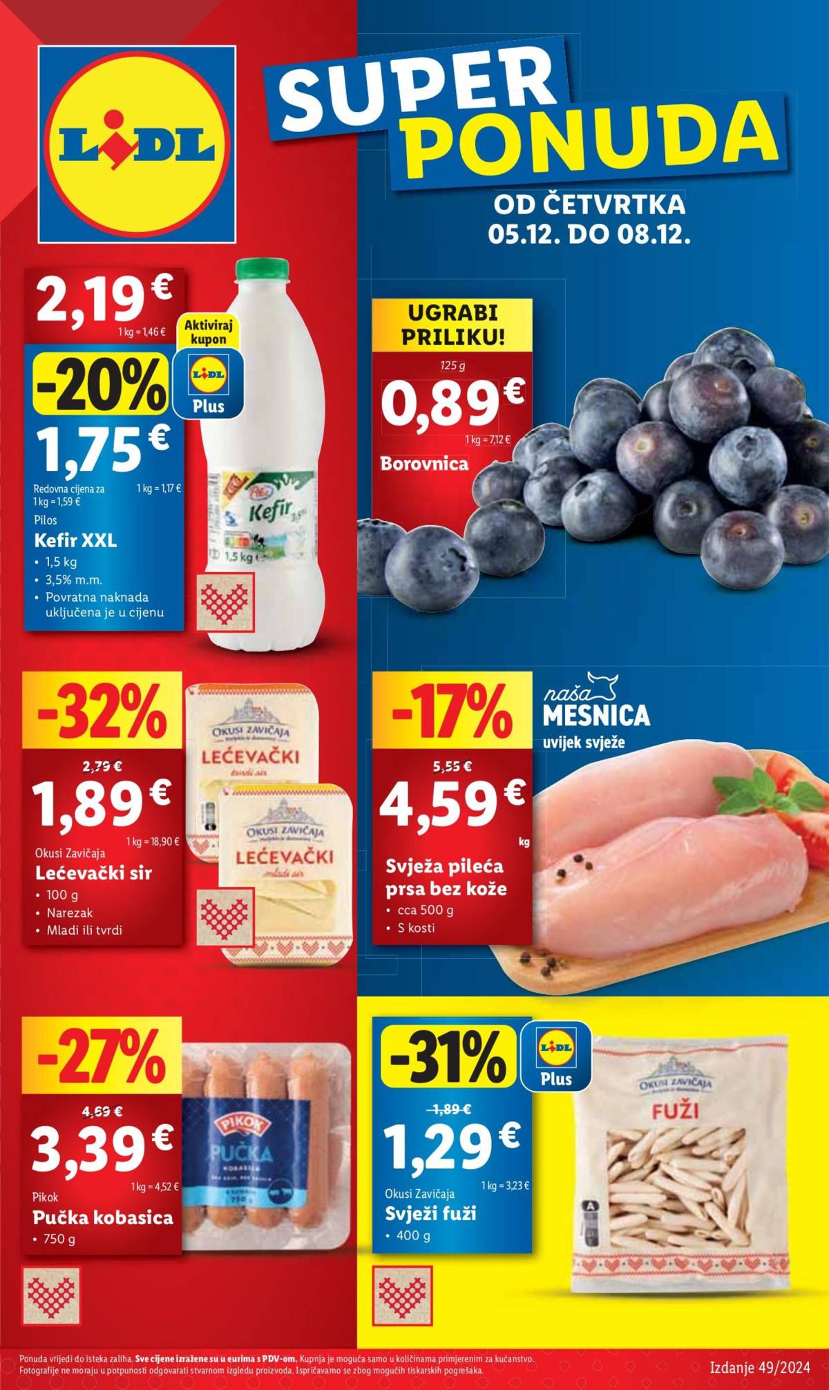 Lidl katalog vrijedi od 05.12. do 08.12.