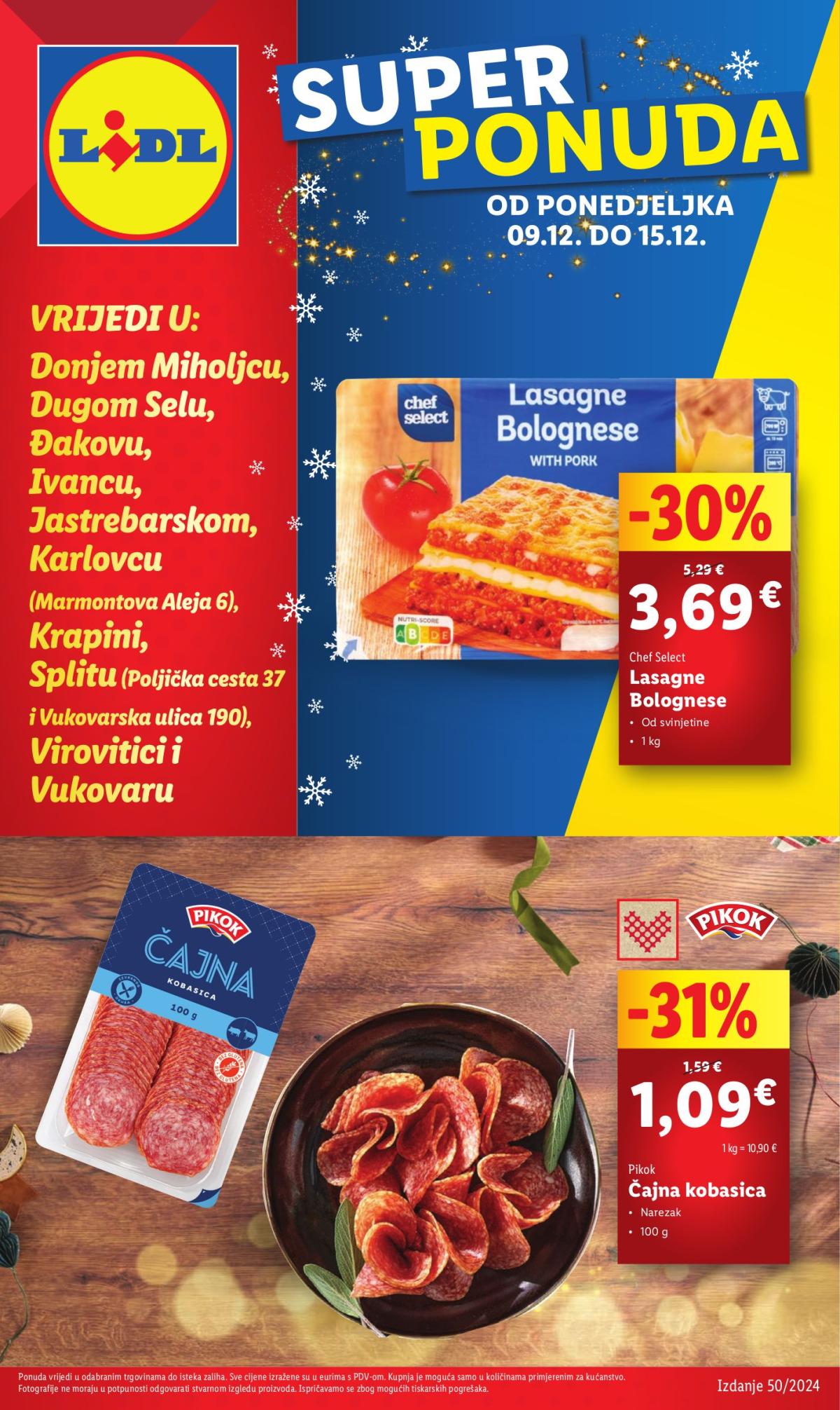 Lidl - Super Ponuda katalog vrijedi od 09.12. do 15.12.