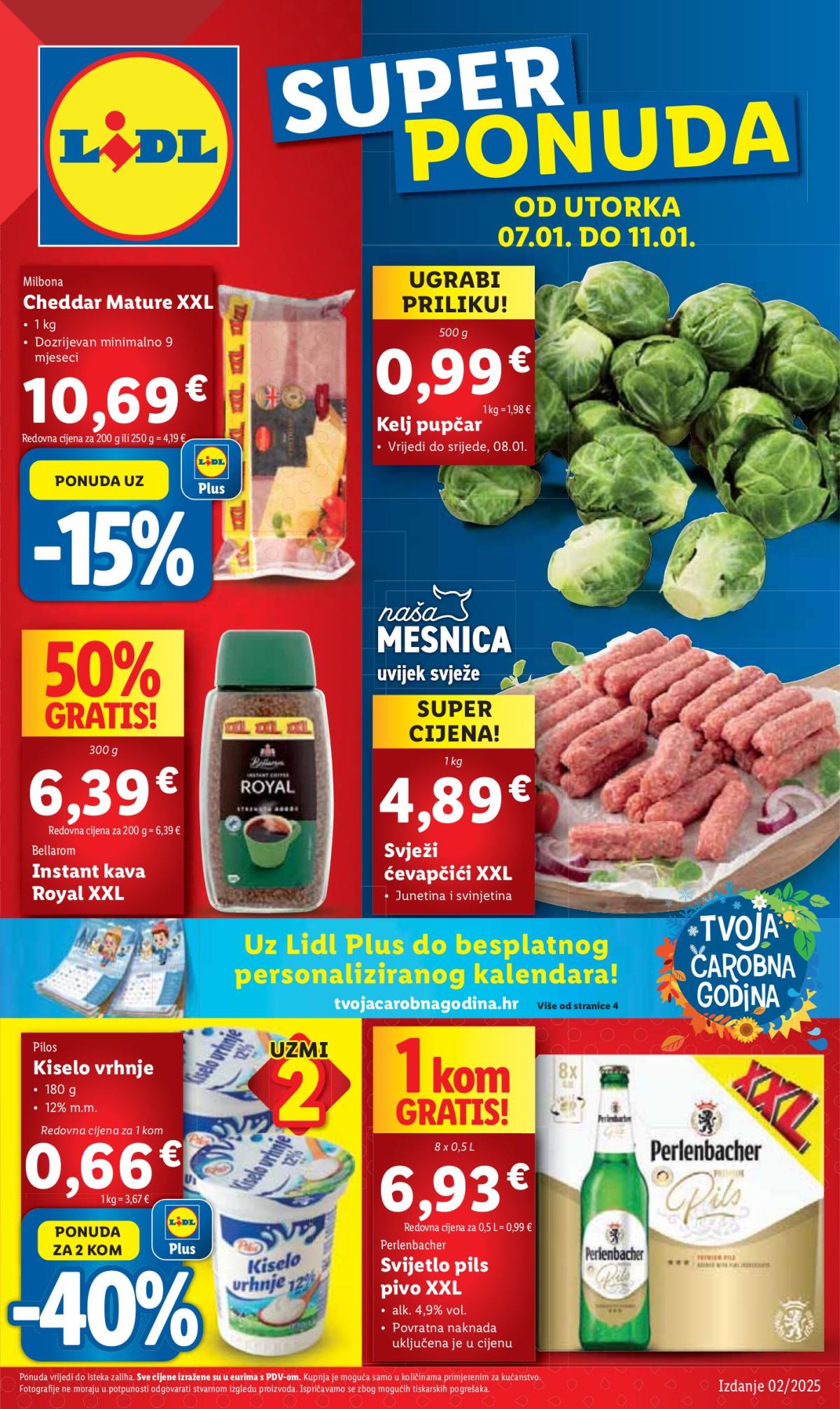 Lidl katalog vrijedi od 07.01. do 11.01.