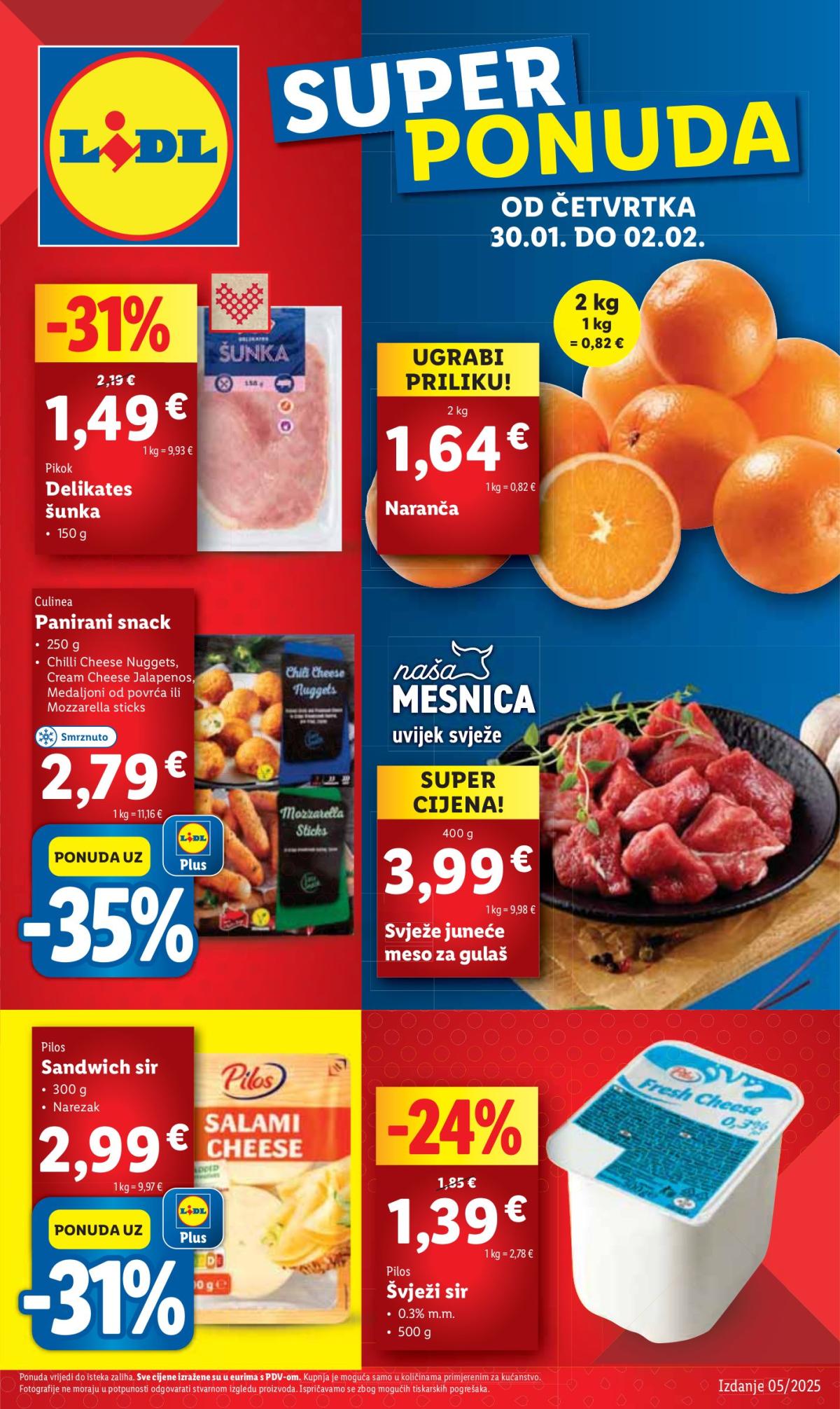 Lidl katalog vrijedi od 30.01. do 02.02.