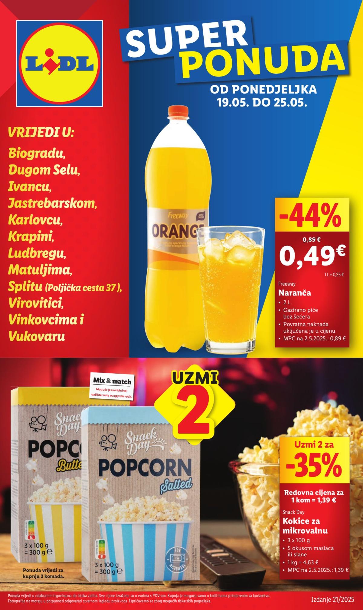 Prelistajte ovaj Lidl - Super Ponuda katalog, vrijedi od 19.05. do 25.05.