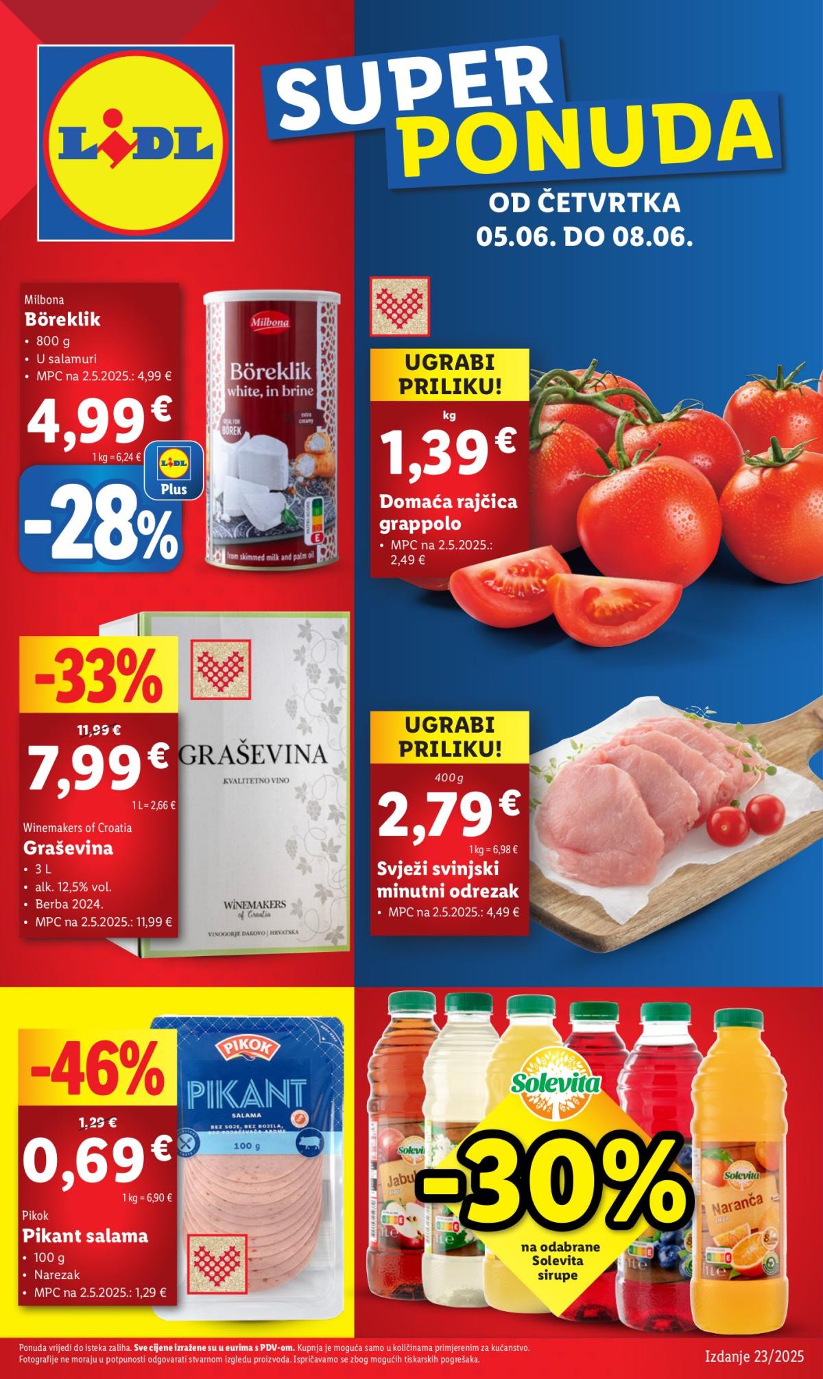 Prelistajte katalog Lidl, vrijedi od 05.06. do 08.06.